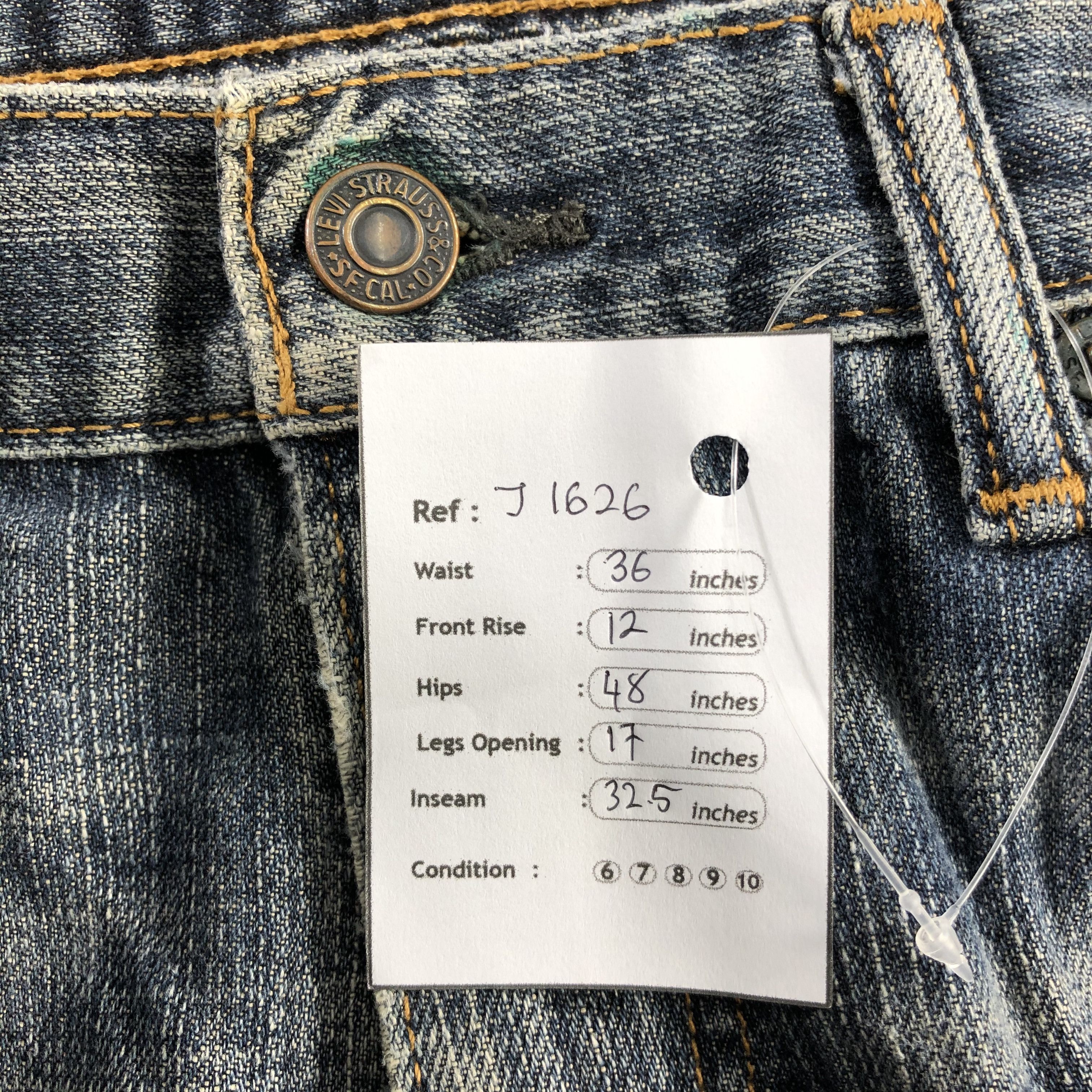 Levi's Vintage Levis 505 Earth Tone Jeans-J1626 Size US 36 / EU 52 - 17 Thumbnail