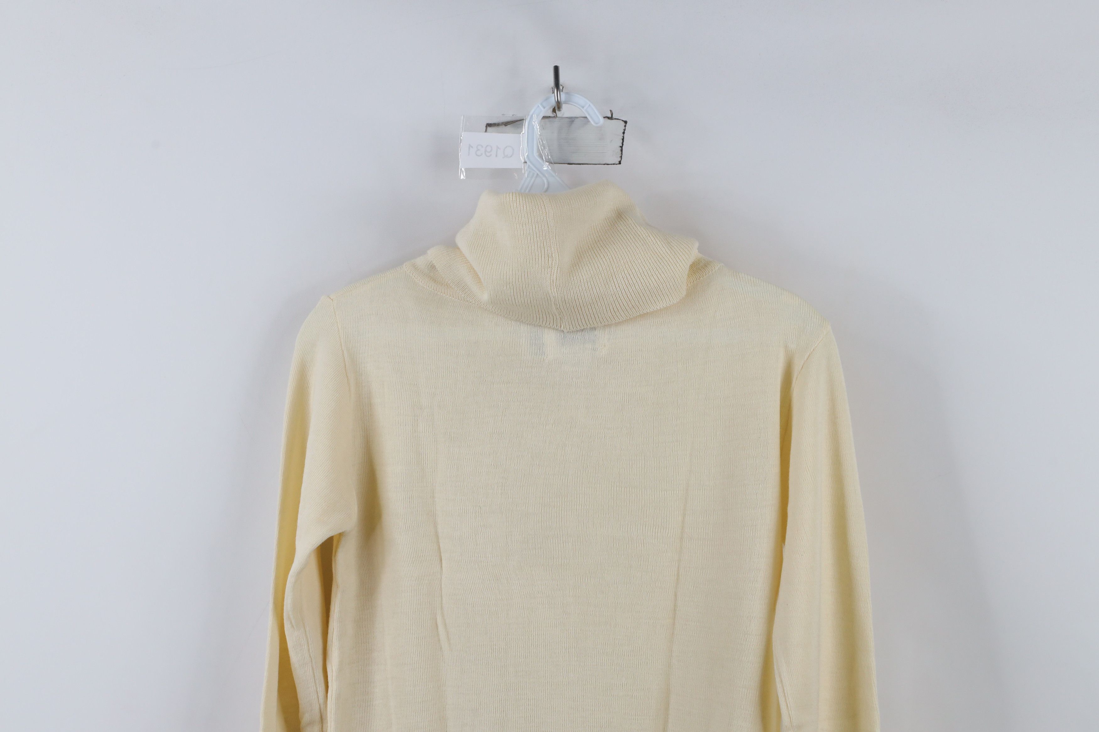 Vintage Deadstock Vintage 70s Lord & Taylor Knit Turtleneck Sweater Size S / US 4 / IT 40 - 10 Thumbnail
