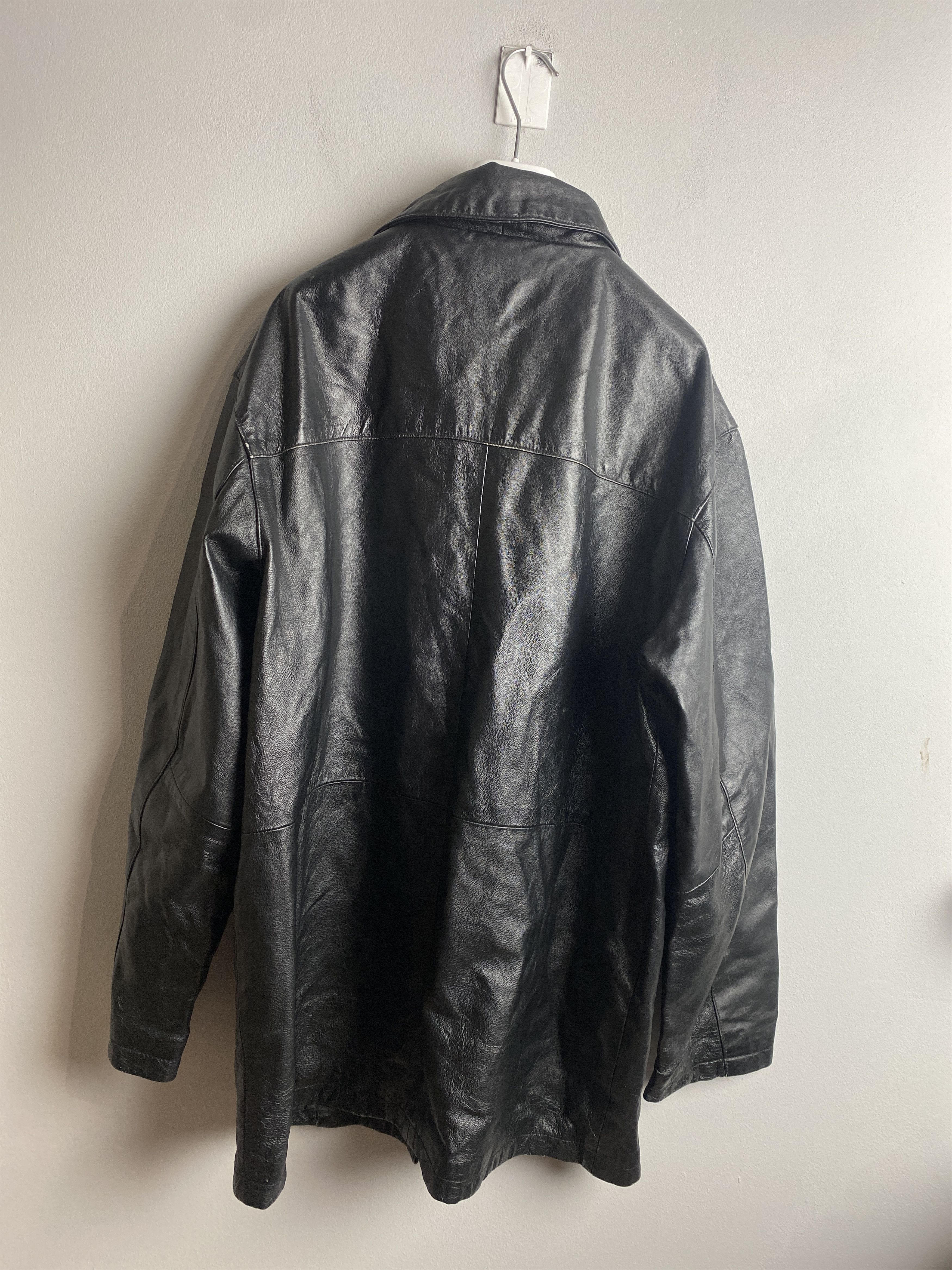 Vintage Vintage leather buttons jacket coat Size US L / EU 52-54 / 3 - 4 Thumbnail