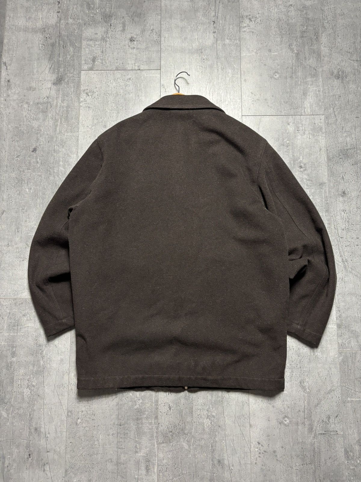 Lacoste Vintage Lacoste Brown Wool Jacket Size US XL / EU 56 / 4 - 16 Thumbnail
