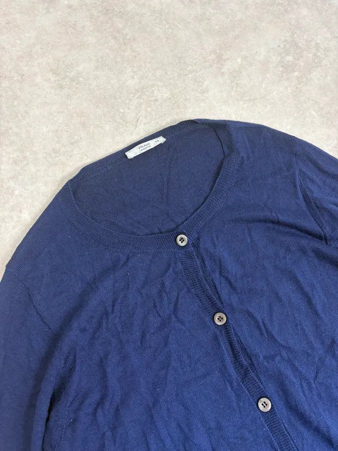 Prada SS2009 Prada Navy Gradiant Wool Cardigan Size S / US 4 / IT 40 - 5 Thumbnail