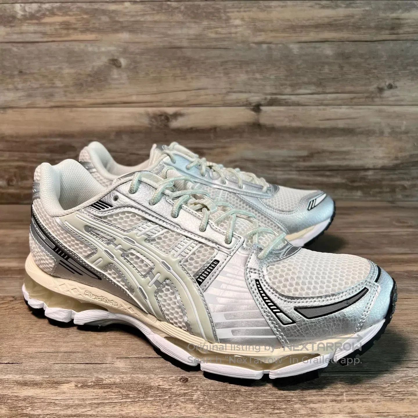 Asics Silver Low-Top Running Sneakers Size 11. Size US 11 / EU 44 - 2 Thumbnail