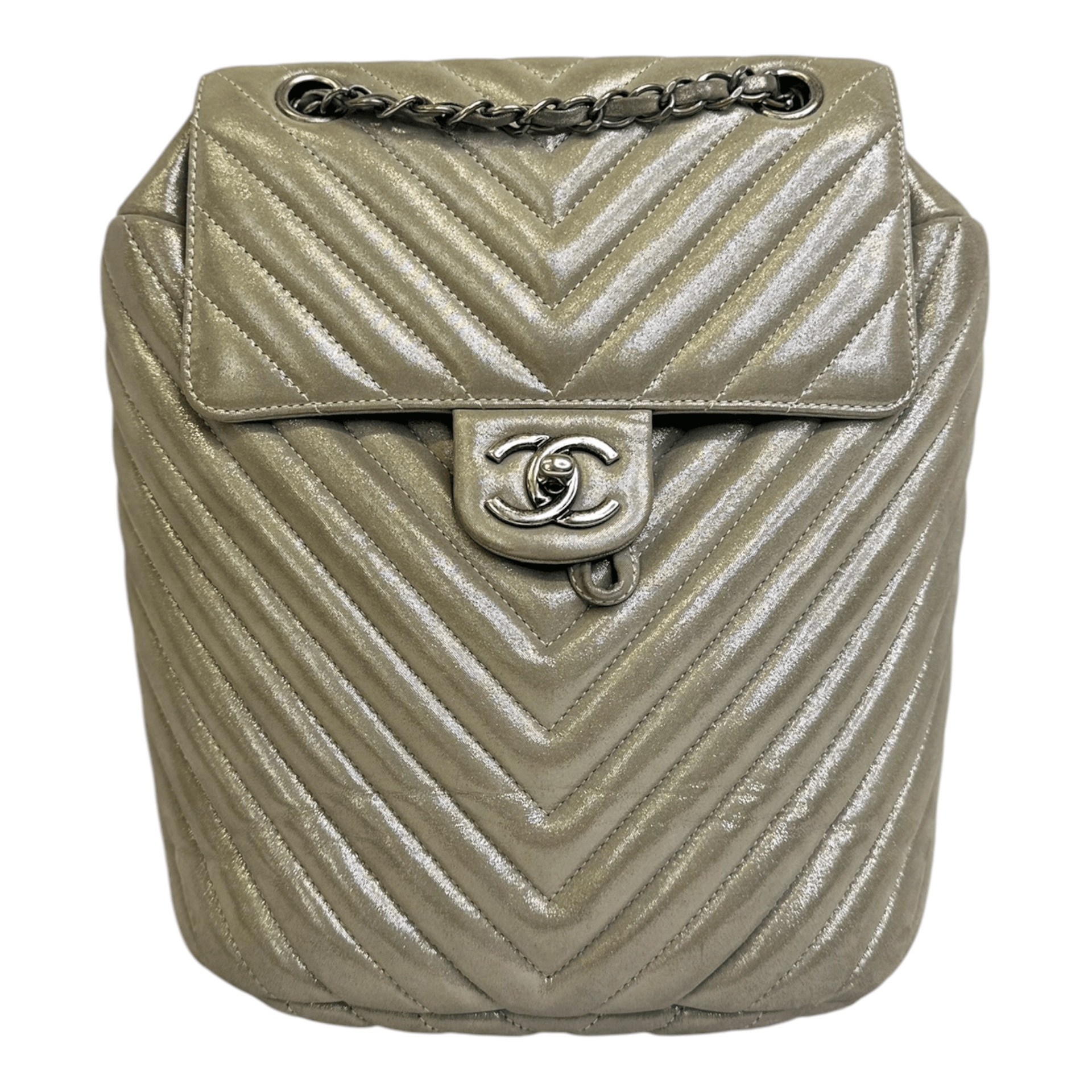 Chanel Chanel Calfskin Chevron Quilted Urban Spirit Backpack Small Size ONE SIZE - 1 Thumbnail