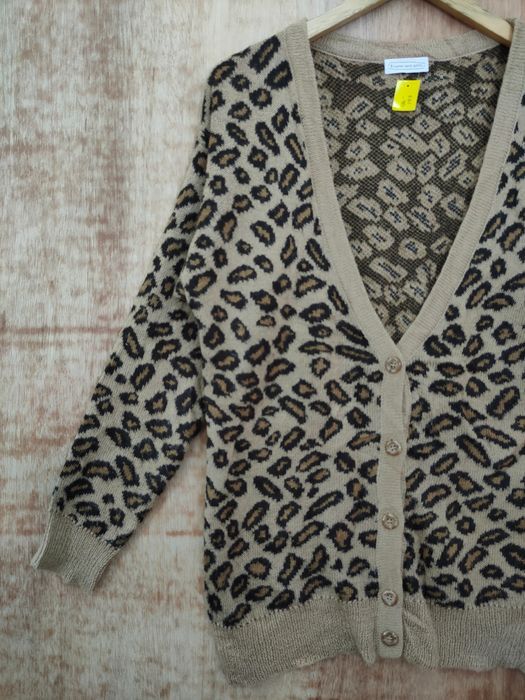 Aran Isles Knitwear Hyphen leopard cardigan mohair like number nine #46-193DLA Size US M / EU 48-50 / 2 - 5 Thumbnail