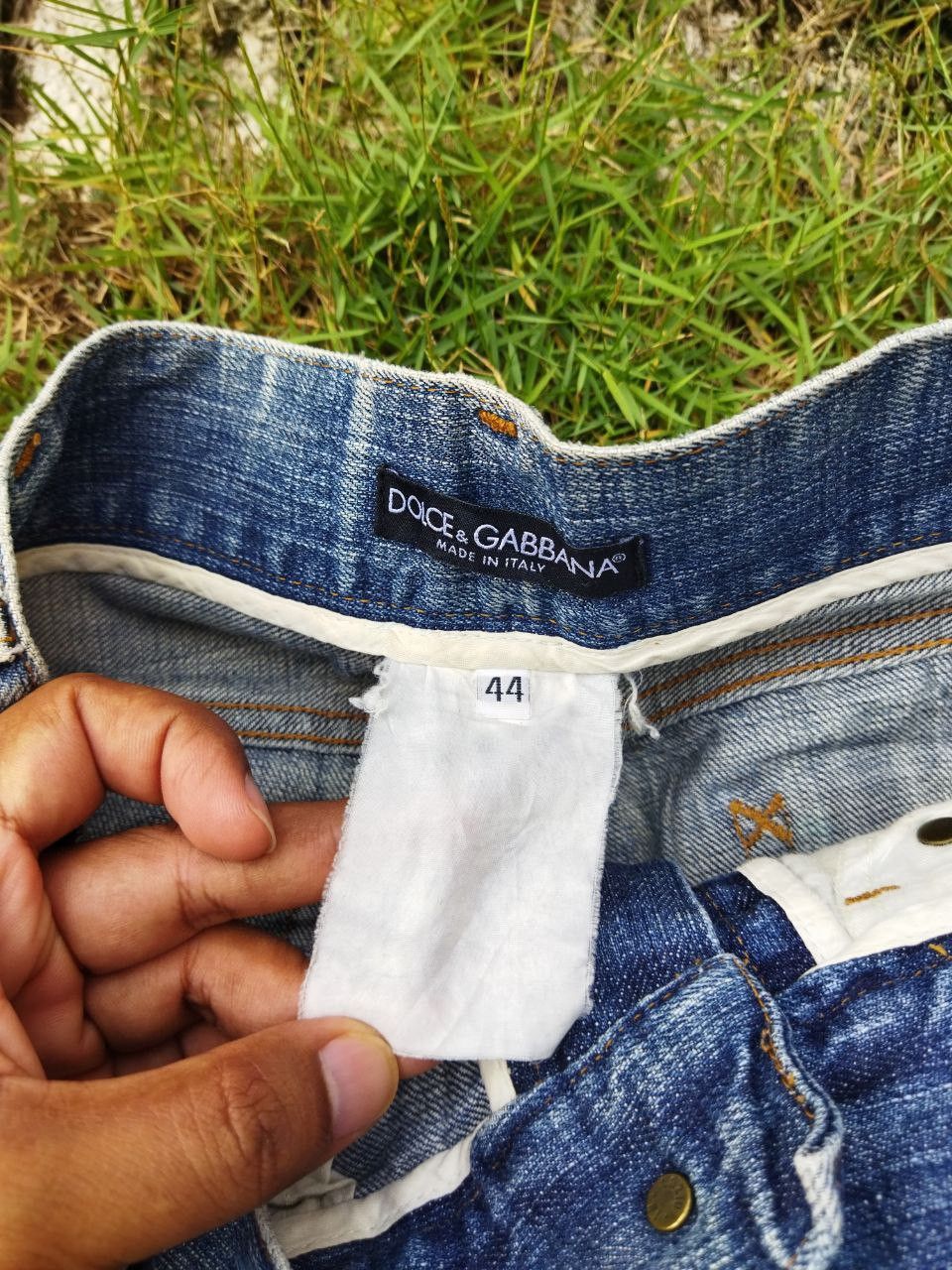 Dolce & Gabbana Vintage Dolce & Gabbana Distressed Look Jeans Size US 32 / EU 48 - 7 Thumbnail