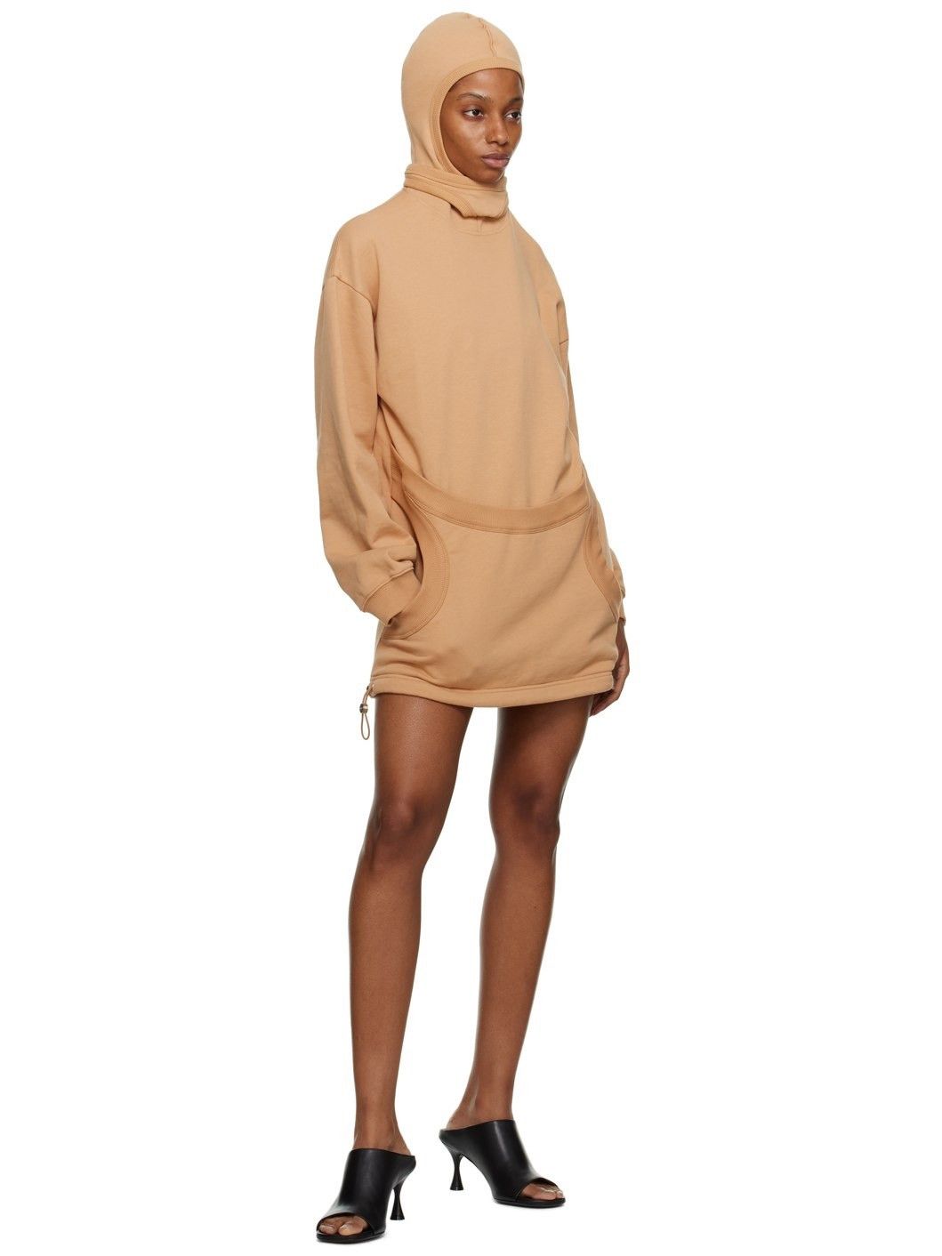 Dion Lee Dion Lee Tan Interlock Mask Hoodie Size US M / EU 48-50 / 2 - 8 Thumbnail