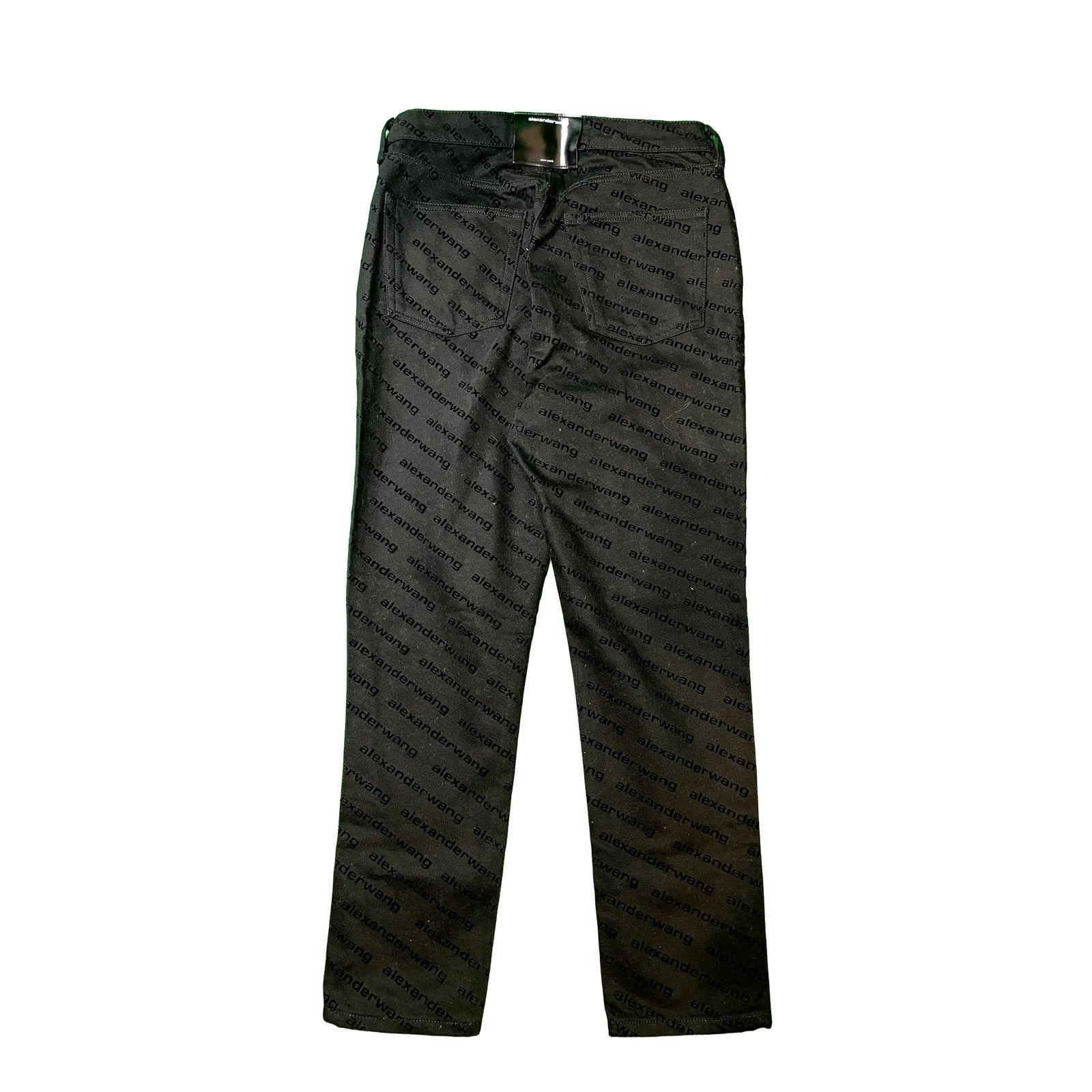 Alexander McQueen Black Allover Jeans