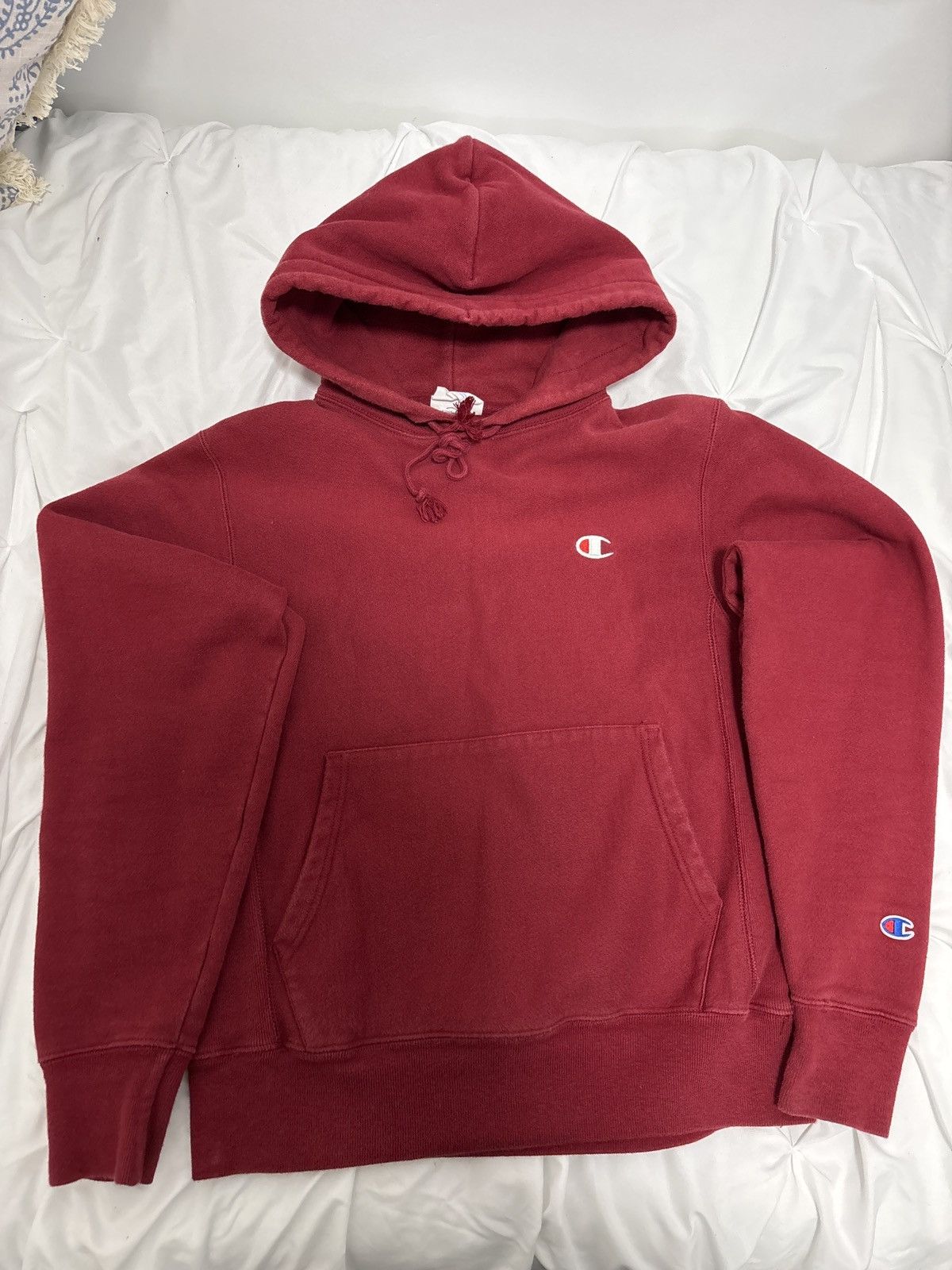 Champion Champion Reverse Weave Hoodie – Maroon – Size S Size US S / EU 44-46 / 1 - 1 Thumbnail