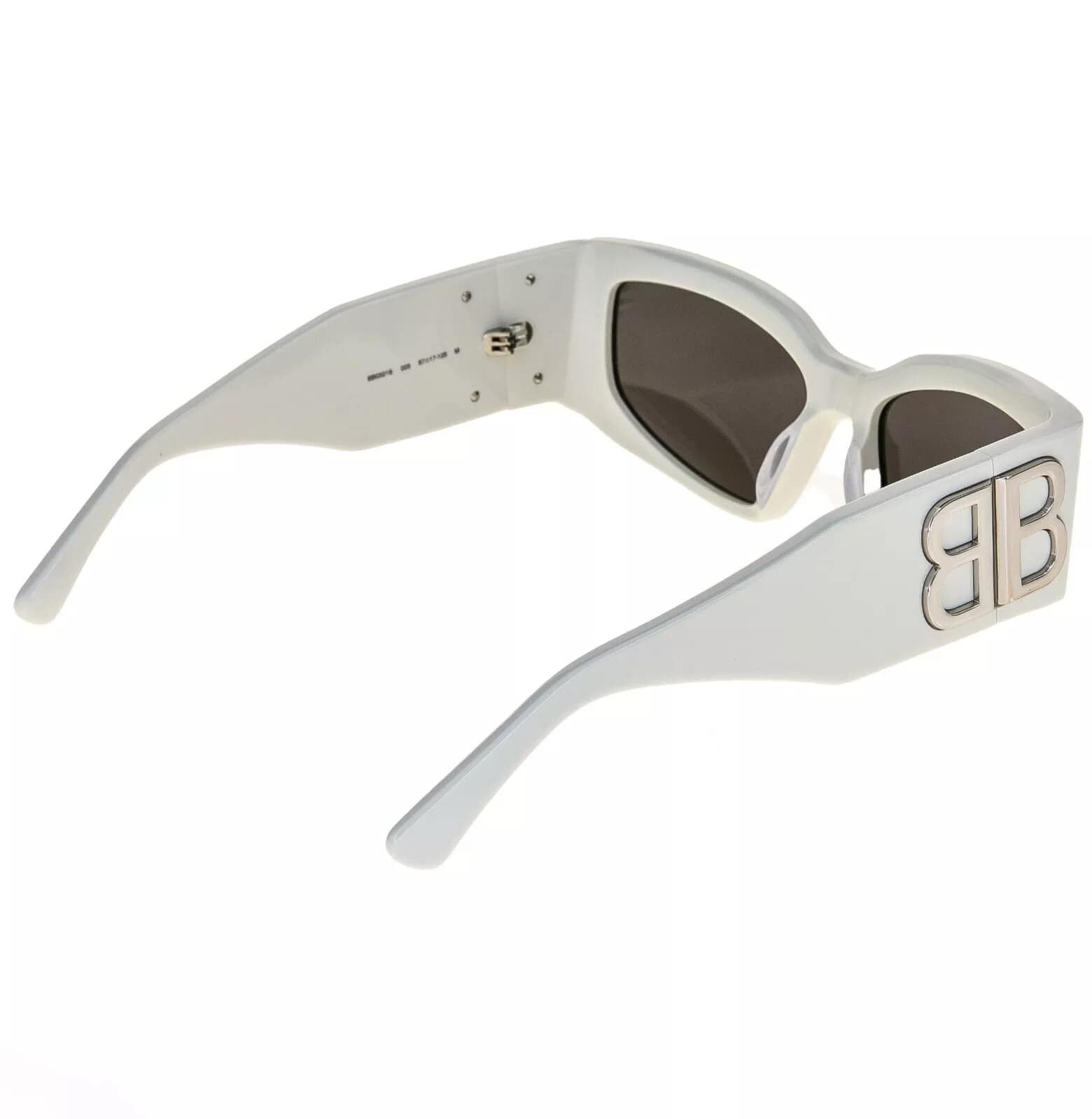 Balenciaga BALENCIAGA BOSSY Cat 0321 White Fashion Sunglass BB0321S 005 Size ONE SIZE - 5 Thumbnail