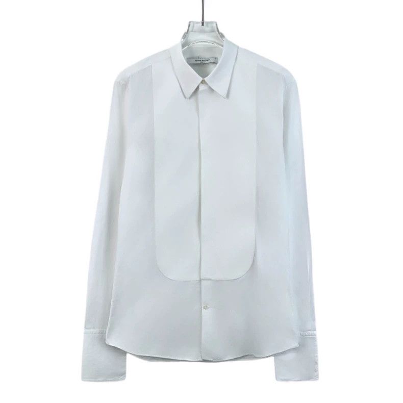 Other Givenchy Size39 White Cotton Collar Long Sleeve Shirt Size US M / EU 48-50 / 2 - 1 Thumbnail