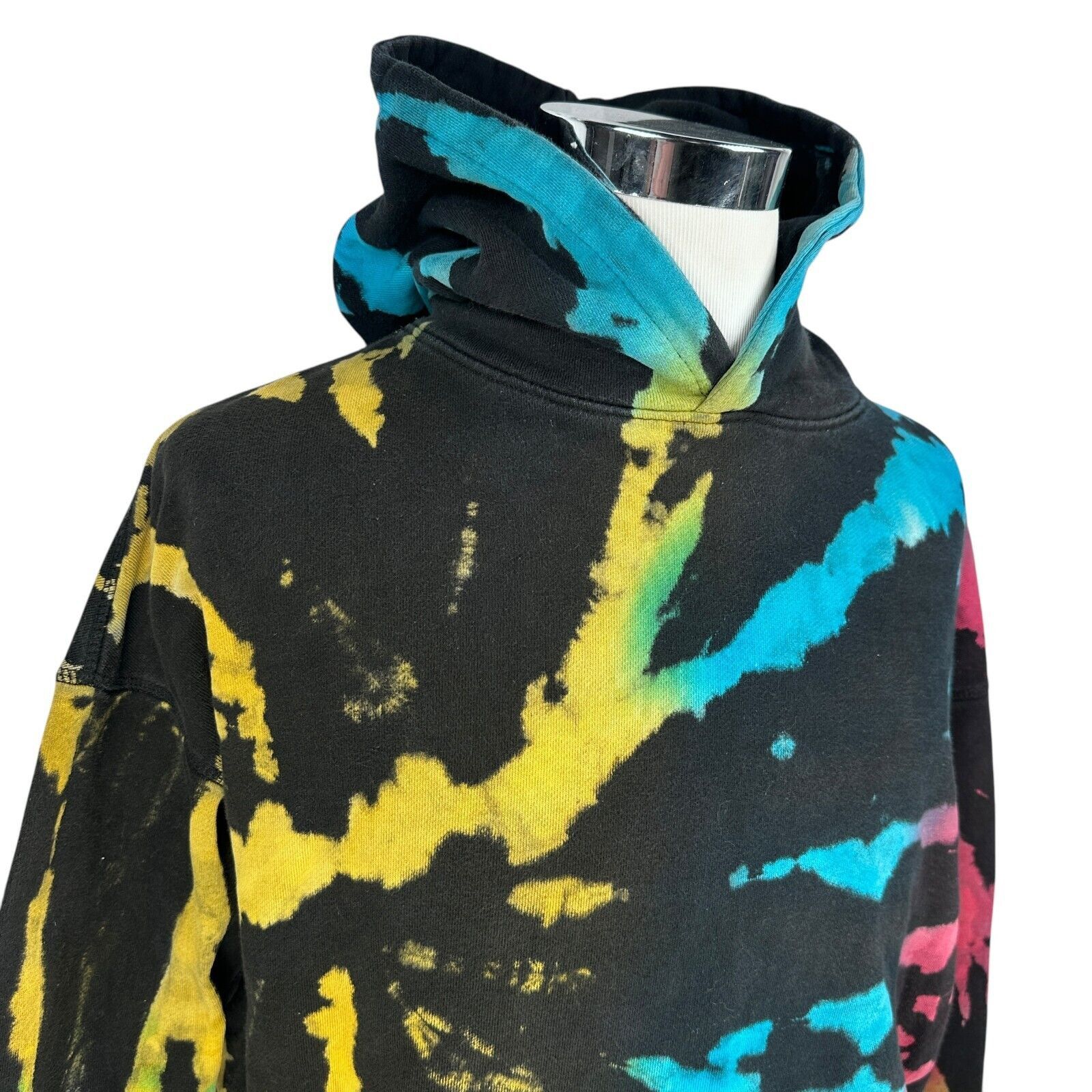 Other YoungLA Hoodie Sweatshirt Men's S Tie Dye Black Blue Pink Size US S / EU 44-46 / 1 - 2 Thumbnail
