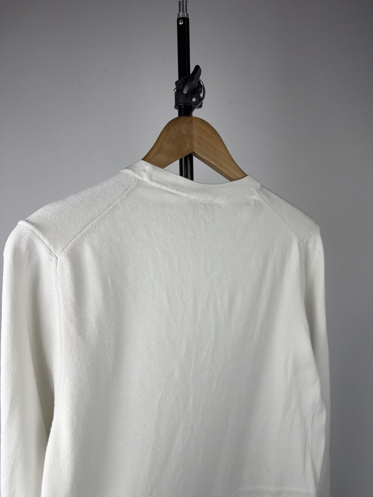 Hugo Boss Luxury HUGO BOSS Minimal Logo Off White Red Tag Sweatshirt M Size US S / EU 44-46 / 1 - 13 Thumbnail
