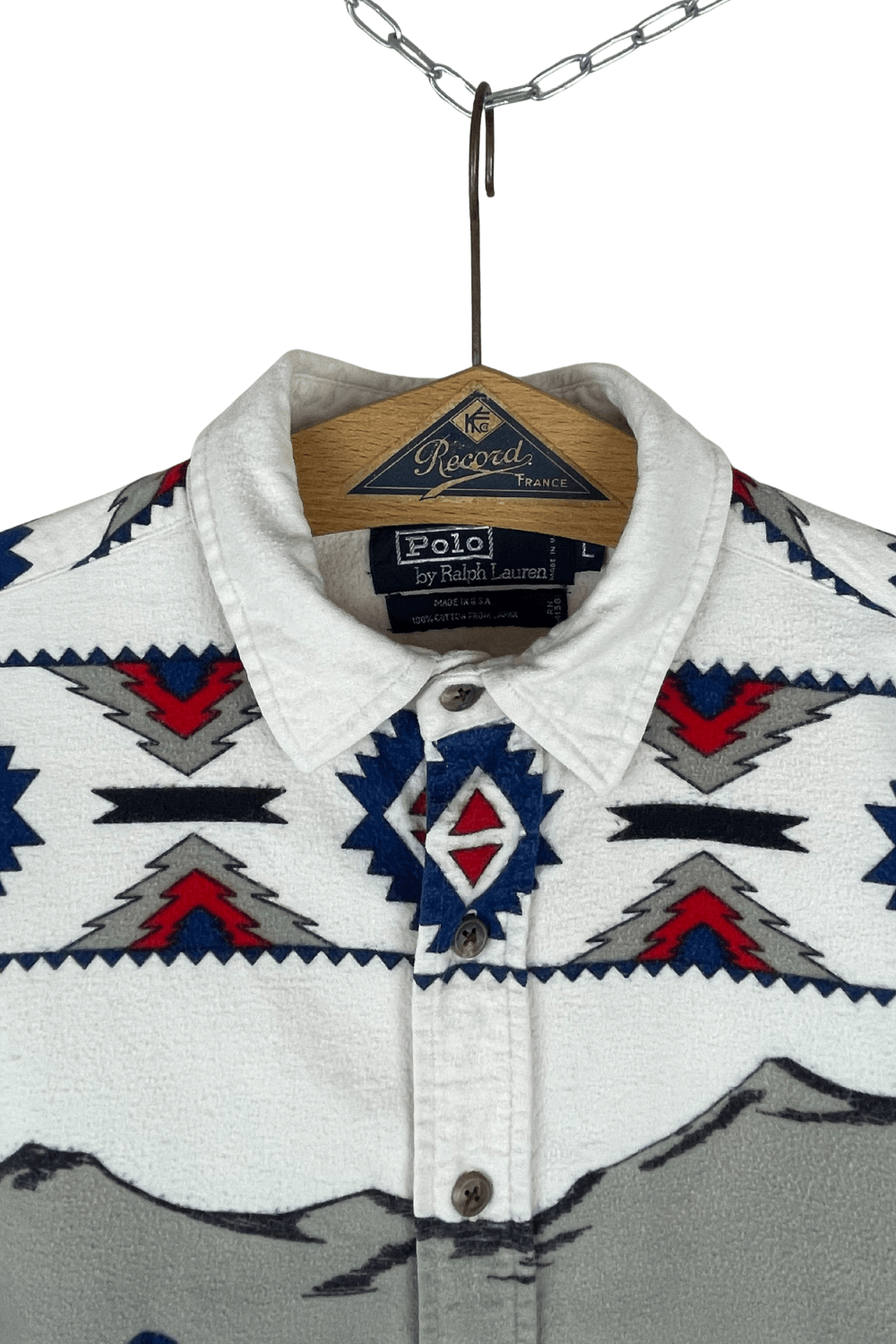 Polo Ralph Lauren 90s “Canoe & Ice Fisherman” Shirt - US Made / Japan Cotton Size US L / EU 52-54 / 3 - 3 Thumbnail
