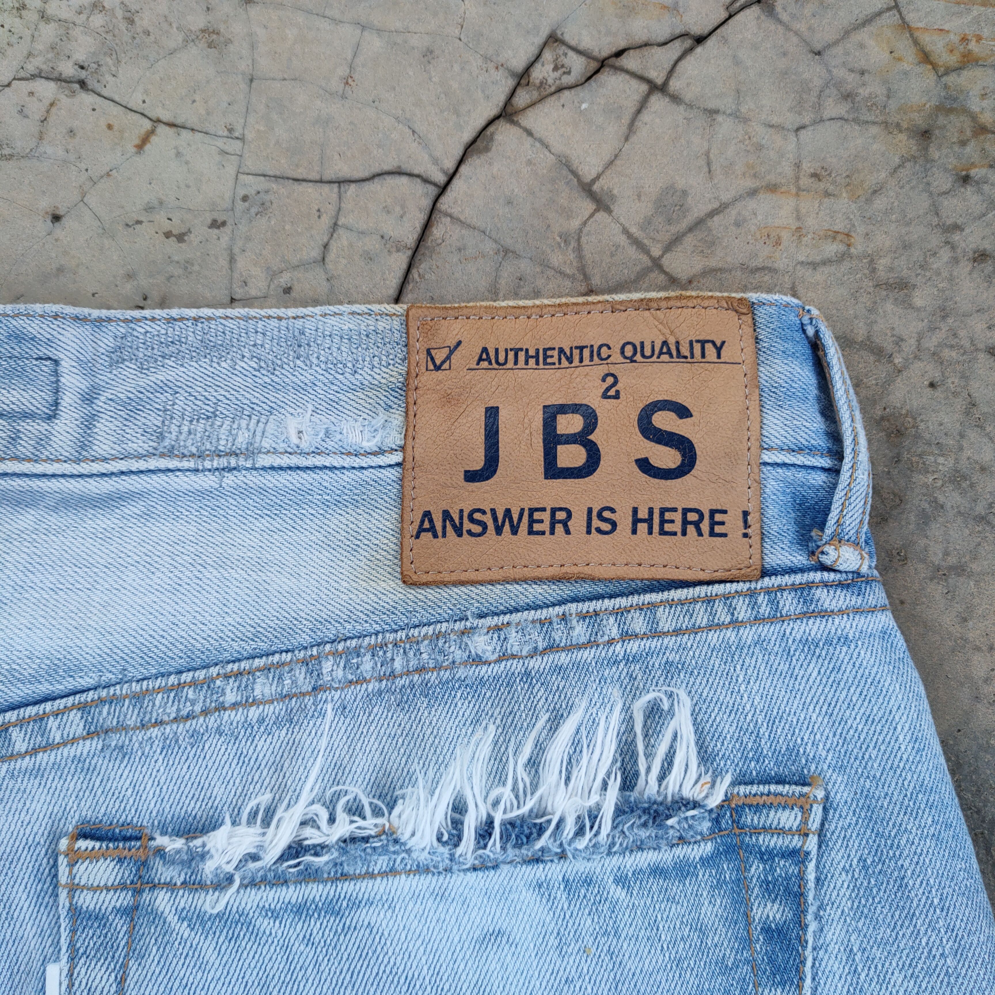 Blue Blue Japan # VINTAGE JAPAN BLUE FADED DISTRESSED JEANS PANTS Size US 34 / EU 50 - 9 Thumbnail