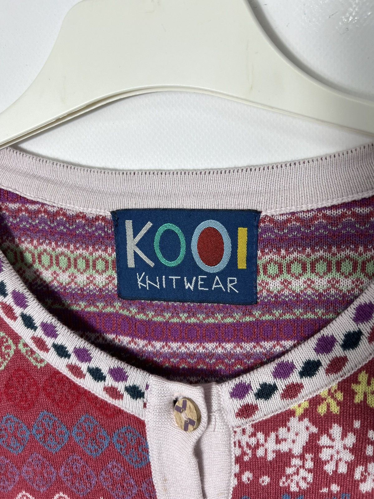 Vintage Vintage luxury designer Kooi Multicolour Cardigan Size M / US 6-8 / IT 42-44 - 6 Thumbnail