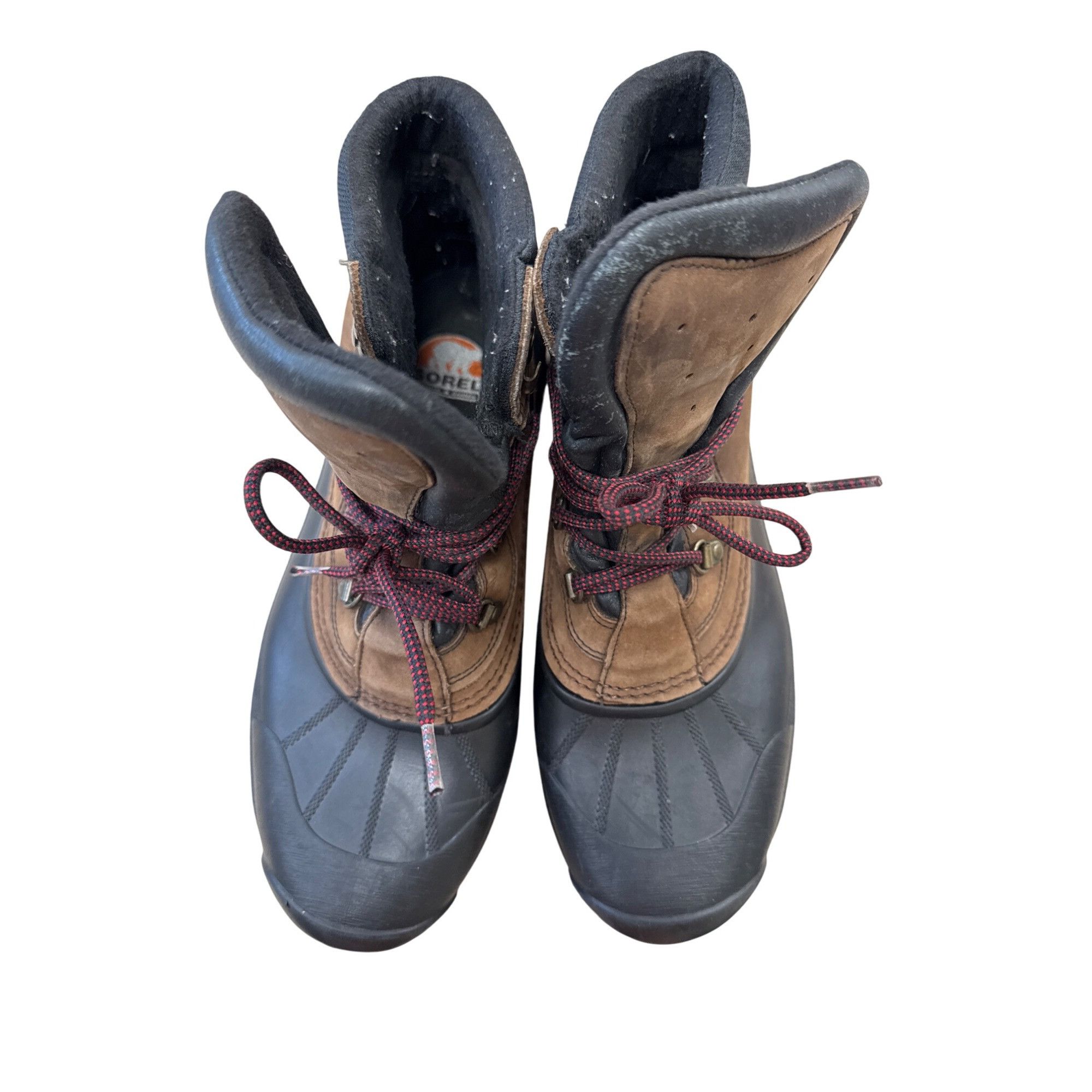 SOREL Sorel Mens Black & Brown Winter Duck Boots Size 12M SKU 7439 Size US 12 / EU 45 - 10 Thumbnail