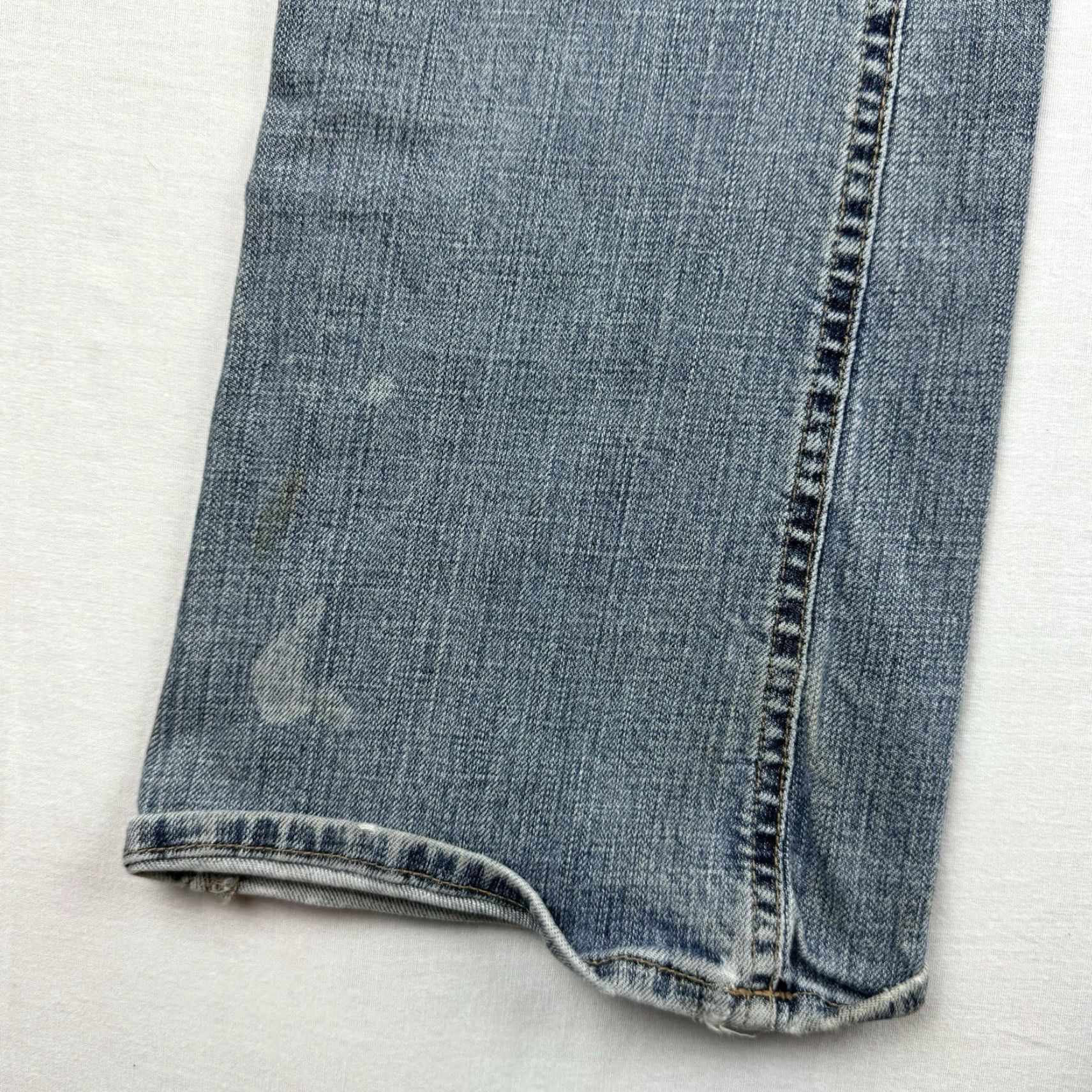 Gap VINTAGE Gap Jeans Womens 4 Blue Bootcut Flare Stretch Hipster 90s Y2K Low Waist - Men/Women? Size 27" / US 4 / IT 40 - 2 Thumbnail