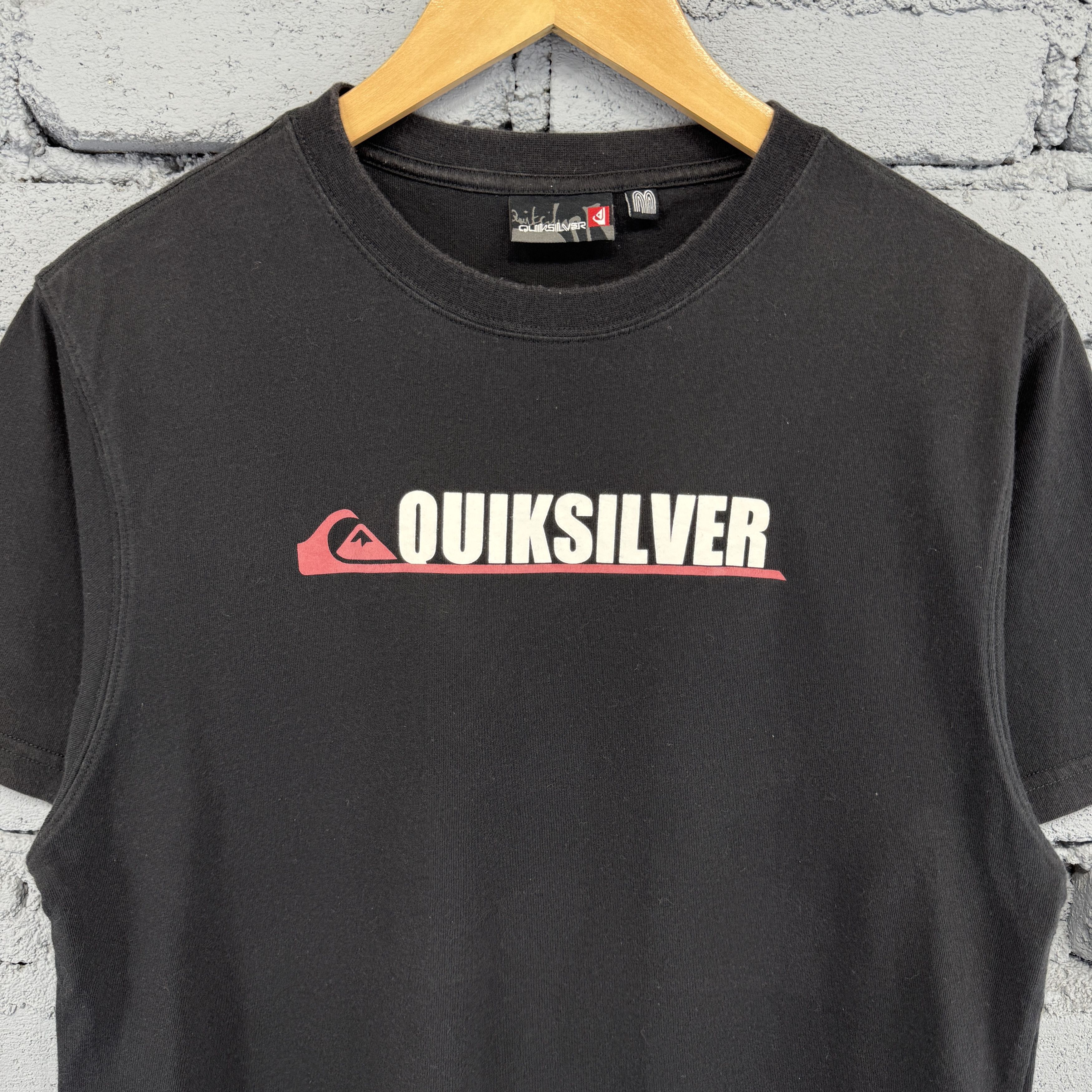 Quiksilver Quicksilver Surfing Box Logo Sunfaded Tshirt Size US M / EU 48-50 / 2 - 3 Thumbnail