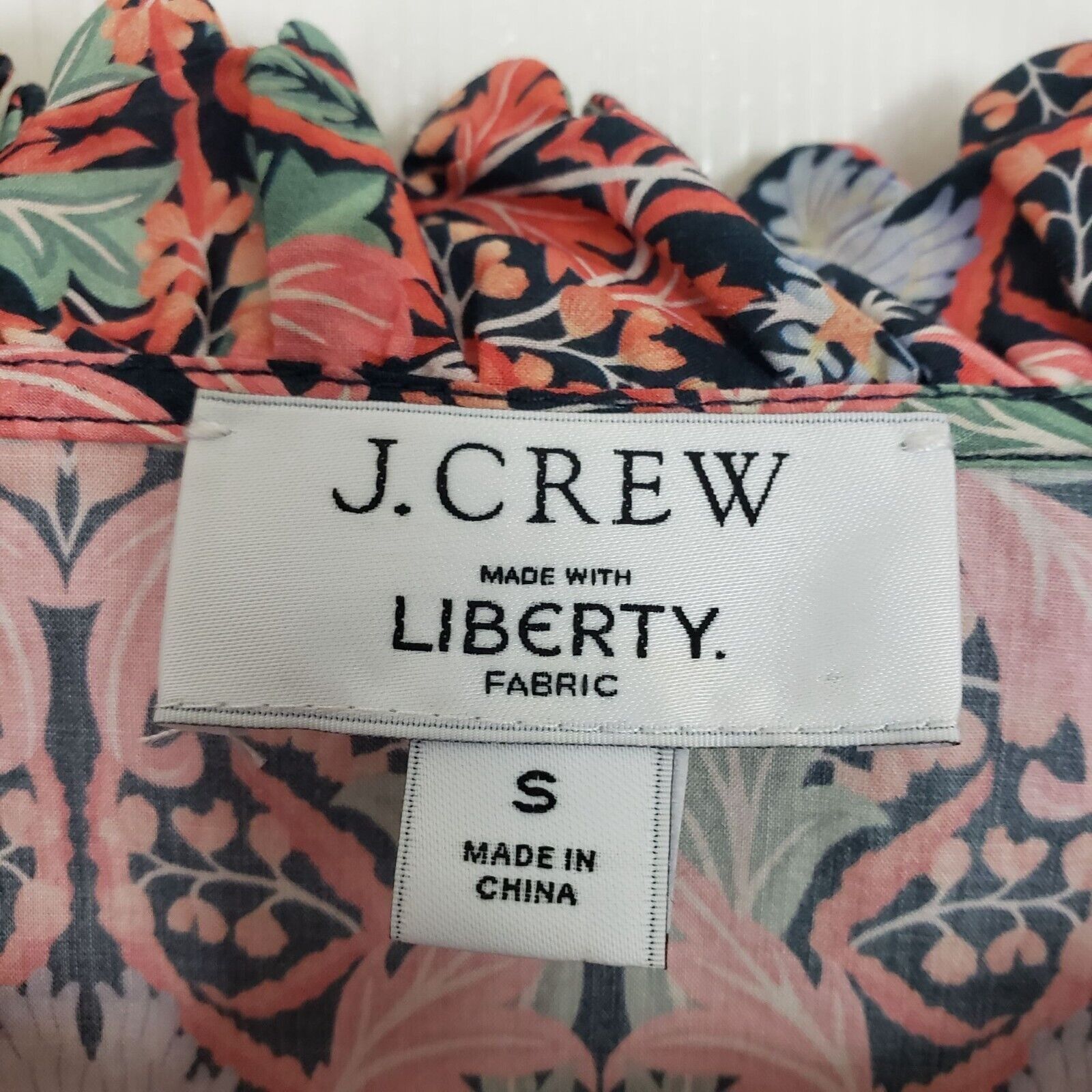 J.Crew J Crew Liberty May Nouveau Print Shirt Womens Size Small Size S / US 4 / IT 40 - 4 Thumbnail