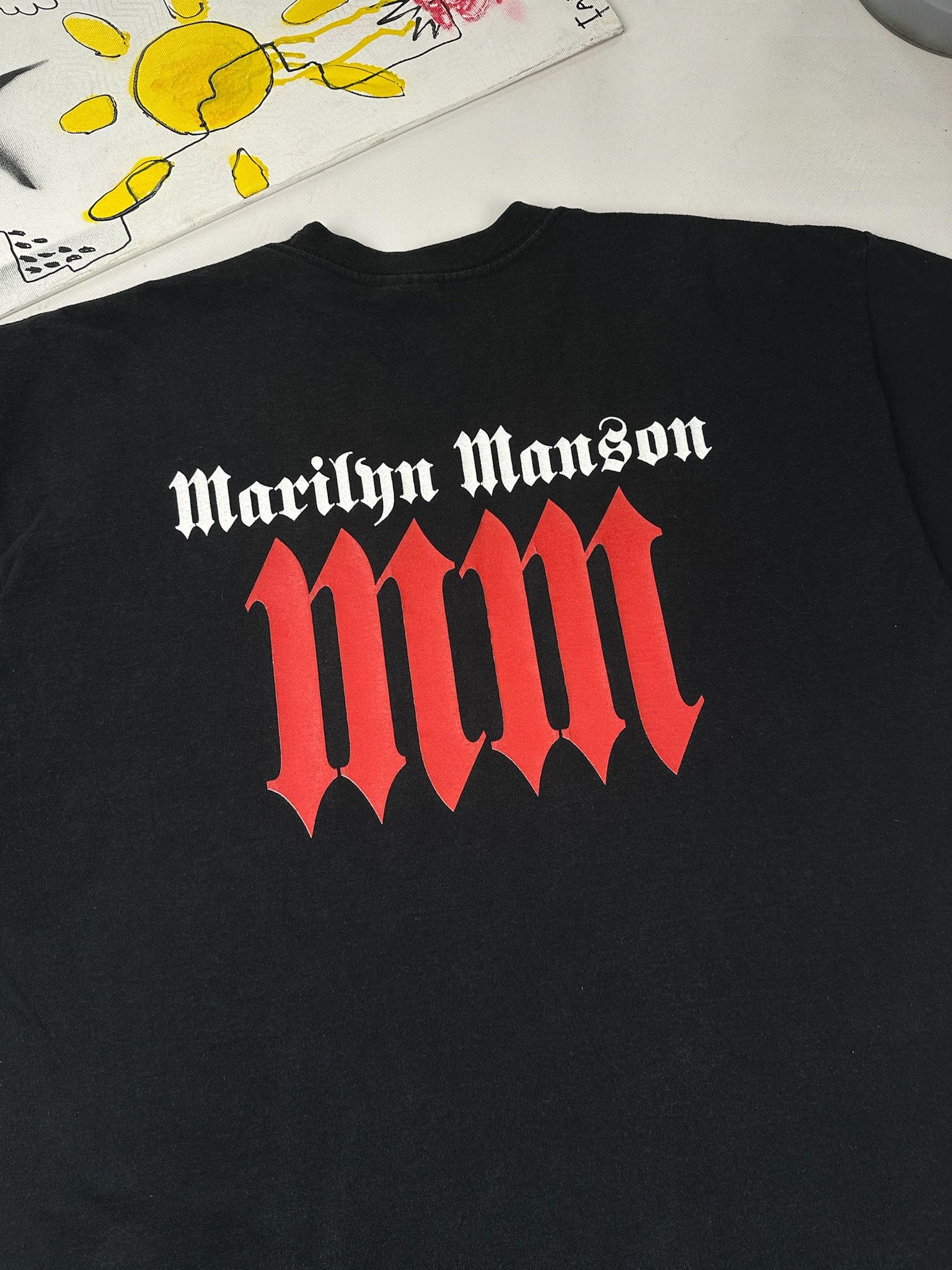 Band Tees Vintage Marilyn Manson Band Shirt Size US L / EU 52-54 / 3 - 6 Thumbnail