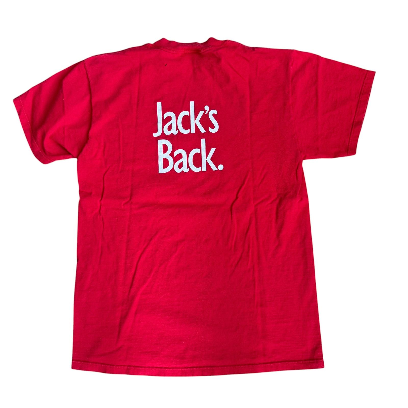 Tultex Vintage Jack in the Box Tee Shirt Red Mens Large Tultex Size US L / EU 52-54 / 3 - 3 Thumbnail