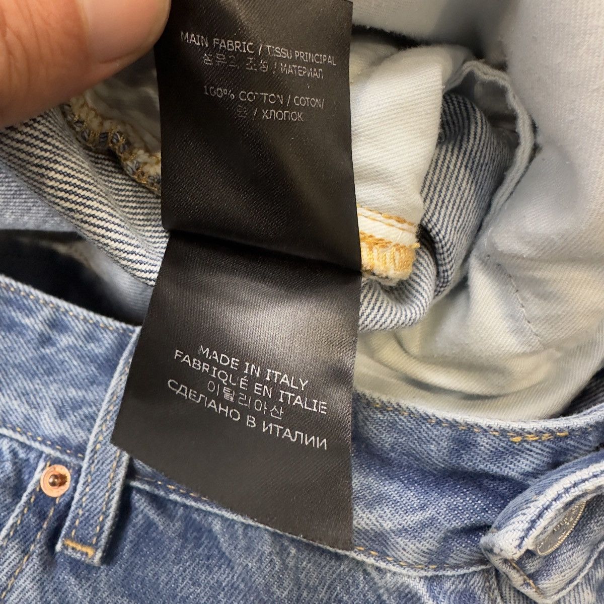 Vetements Vetements Haute Couture Baggy Blue 36x32 Denim Jeans Men’s Size US 36 / EU 52 - 6 Thumbnail