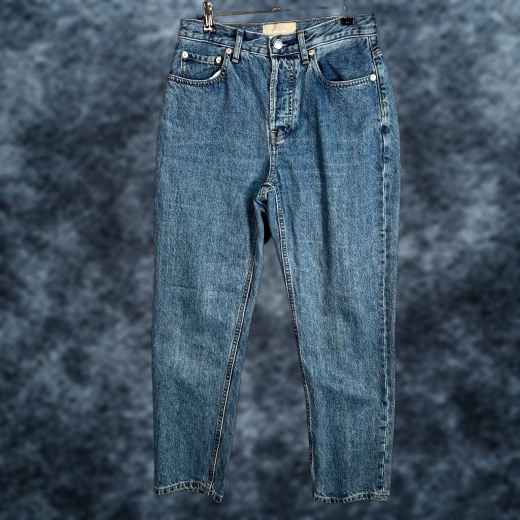 Everlane Everlane Jeans 90s Cropped High-Rise Straight Leg Denim Blue Womens Size 26 Size 26" / US 2 / IT 38 - 1 Thumbnail