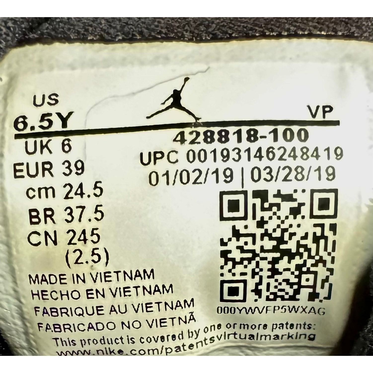 Jordan Brand Jordan 6-17-23 GS 'White Gym Red' - 428818 100 sz6.5 Size US 6.5 / EU 39-40 - 8 Thumbnail