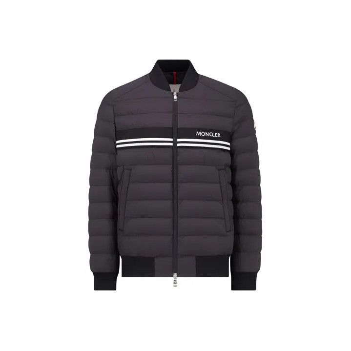 Moncler Moncler MOUNIER SS24 Striped Down Bomber Jacket Size US S / EU 44-46 / 1 - 1 Thumbnail