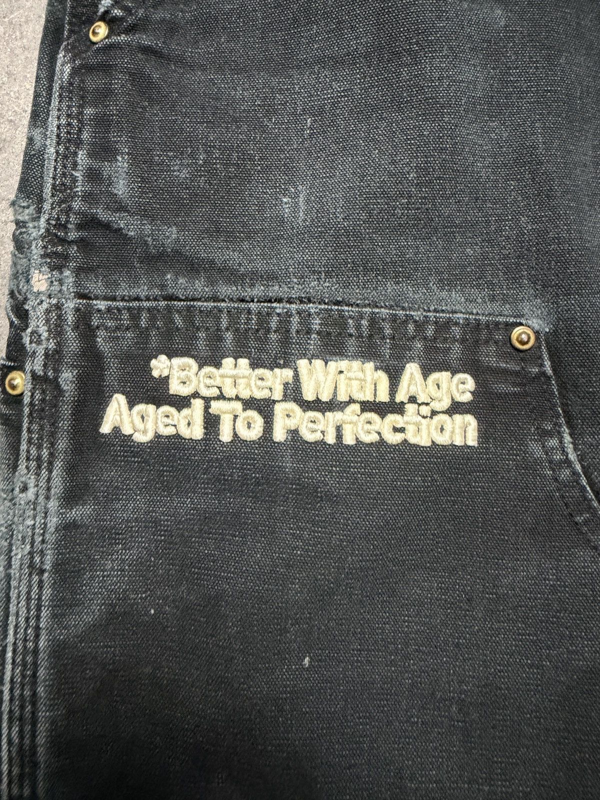 Better With Age Better With Age Knucklehead Double Knee Carhartt Pants Black Size US 38 / EU 54 - 3 Thumbnail