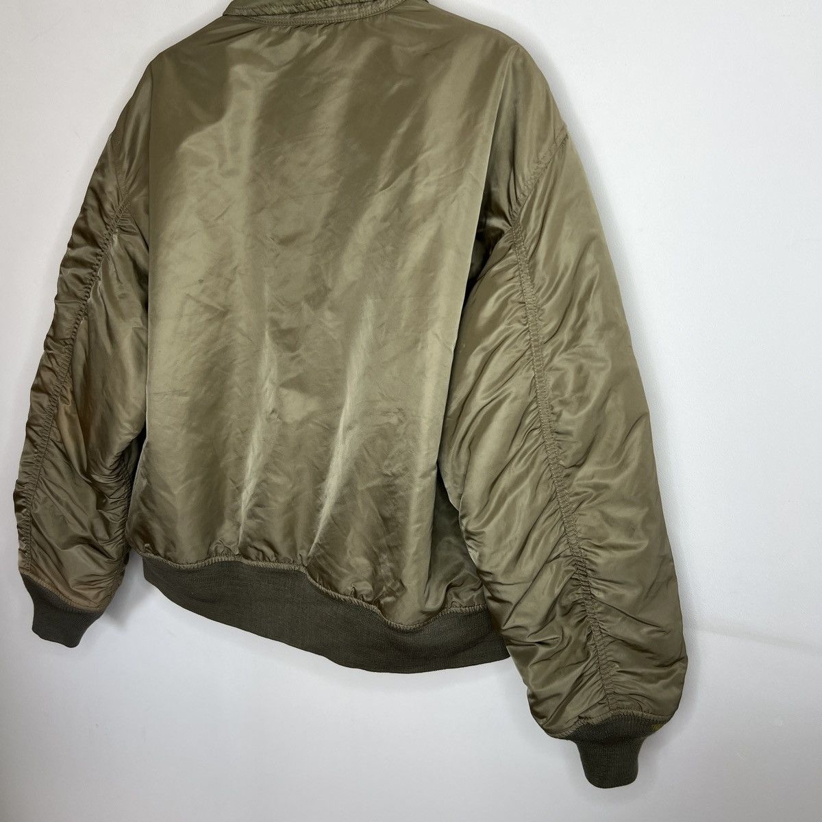 Alpha Industries Alpha Industries CWU 45 Rare Bomber Jacket Vintage Khaki Size US XL / EU 56 / 4 - 11 Thumbnail