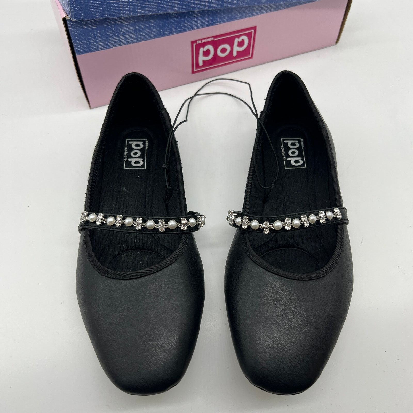 Other Pop Shoes Vitalize Ballet Flats Slip On Black Size 8M Size US 8 / IT 38 - 1 Thumbnail