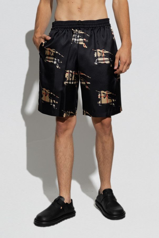 Burberry o1w1db10824 Silk Shorts in Black Size US 30 / EU 46 - 2 Thumbnail