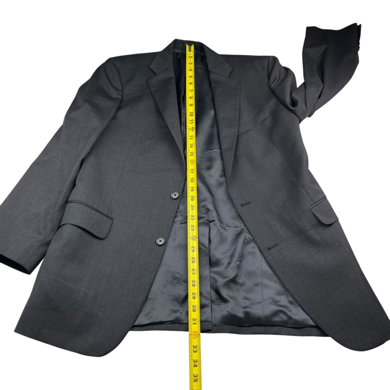 Brooks Brothers Brooks Brothers Men's 1818 Madison Wool 2-Button Suit Gray • Size 42L - 9 Thumbnail