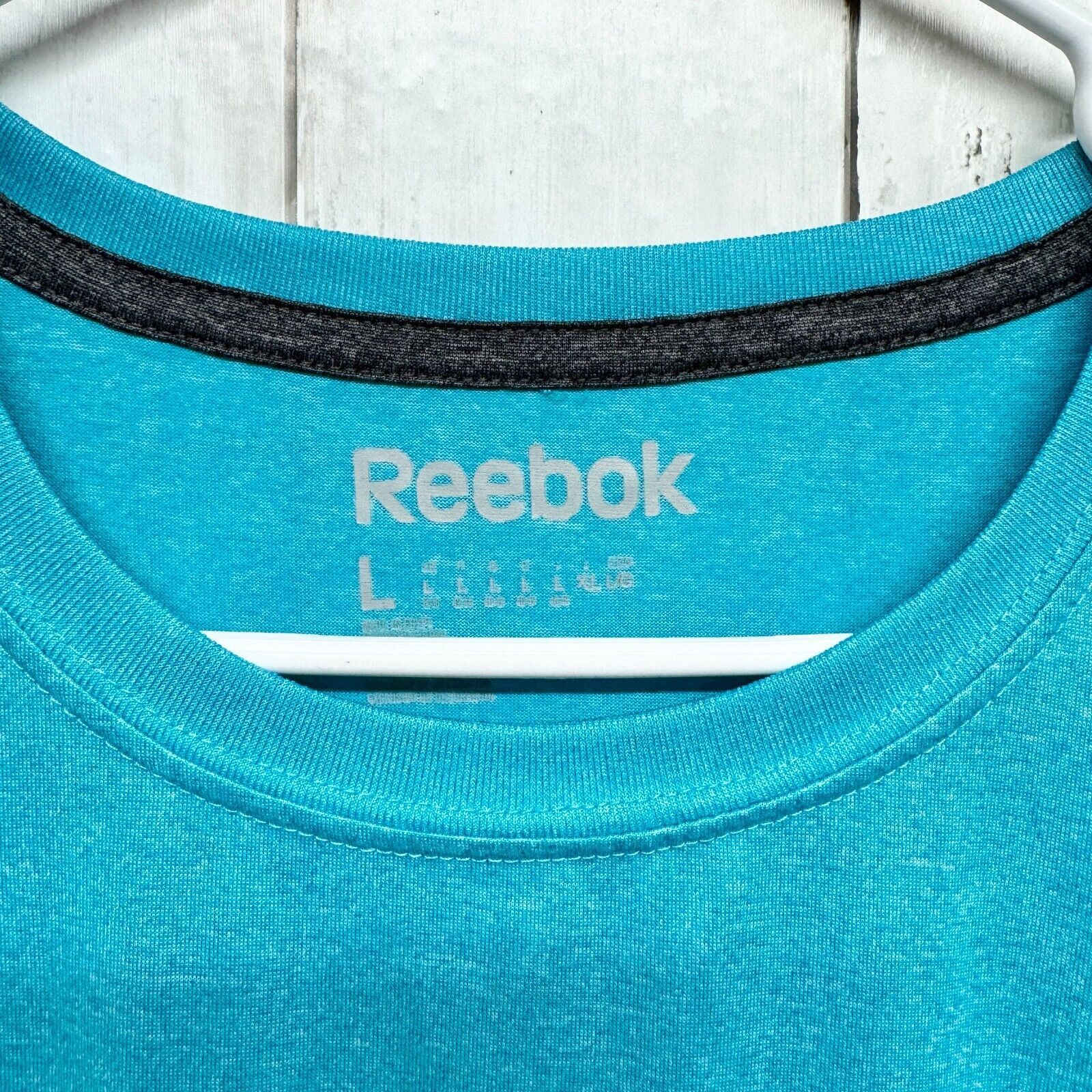 Reebok Reebok Shirt Size Large Blue Short Sleeve Polyester Athletic Size US L / EU 52-54 / 3 - 2 Thumbnail