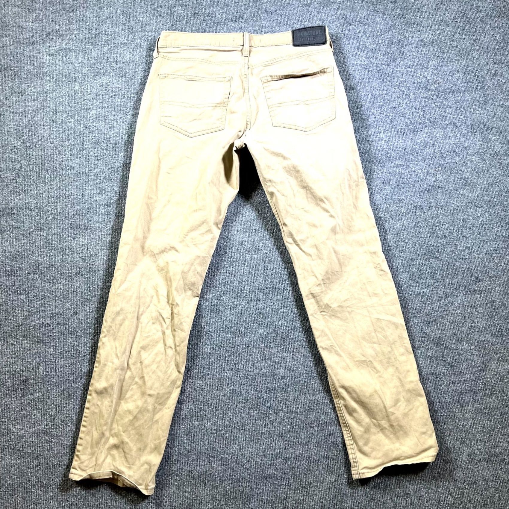 Levi's Levi's Signature Athletic Hybrid Chino Pants Mens 32x34 Beige Size US 32 / EU 48 - 3 Thumbnail