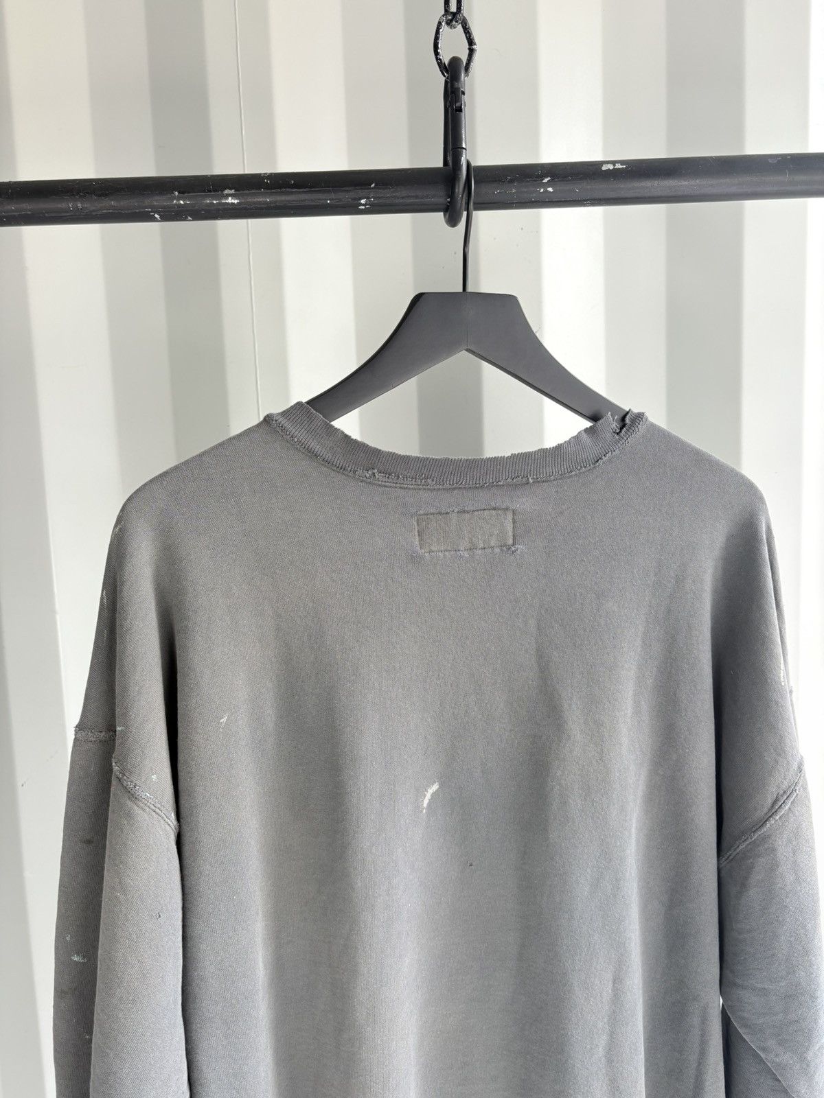 Vintage Vintage Thrashed Distressed Faded Sweatshirt Grunge Boxy Size US XL / EU 56 / 4 - 6 Thumbnail
