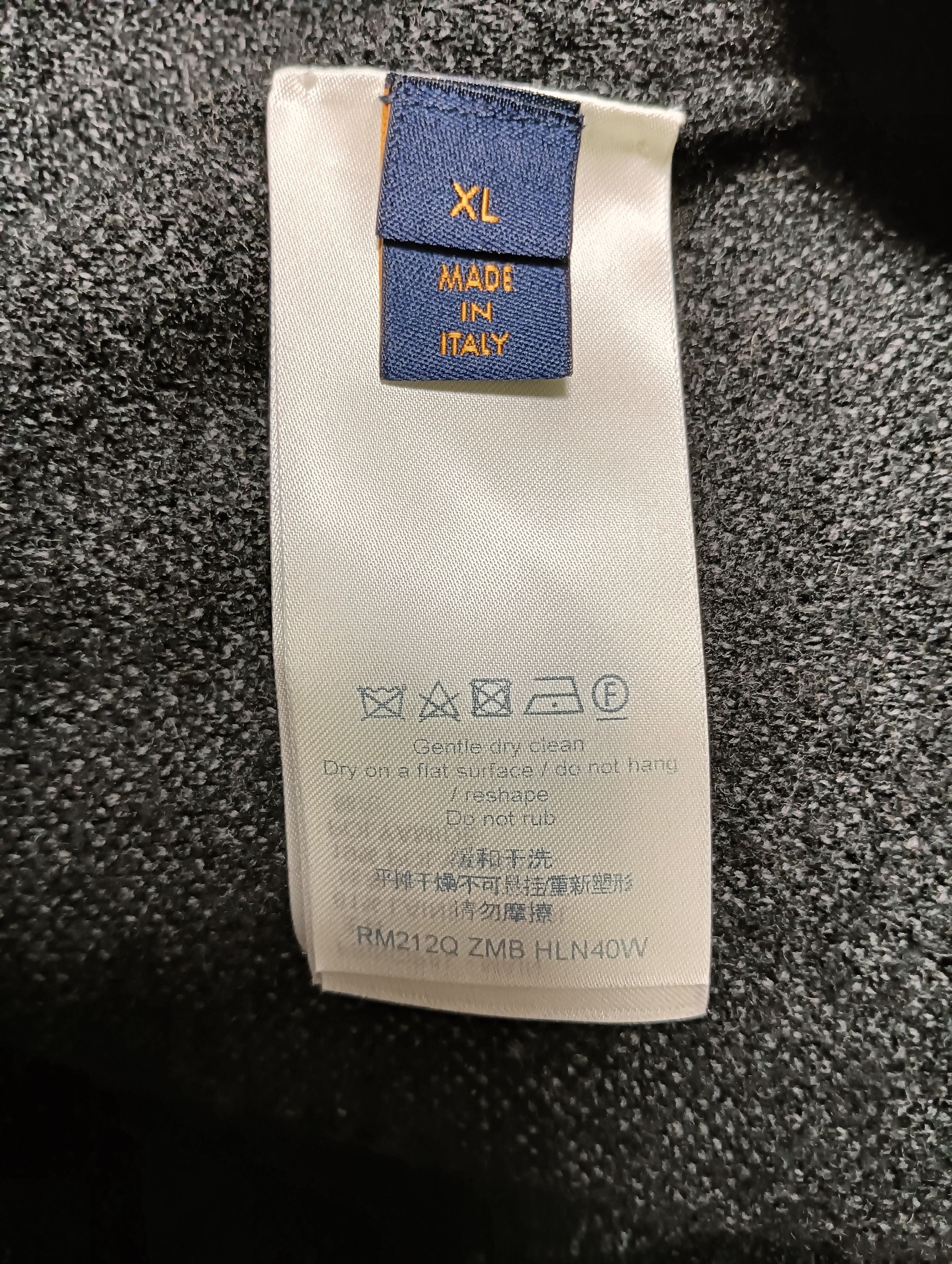Louis Vuitton Distressed Flock Monogram Logo Sweater Size US XL / EU 56 / 4 - 5 Thumbnail