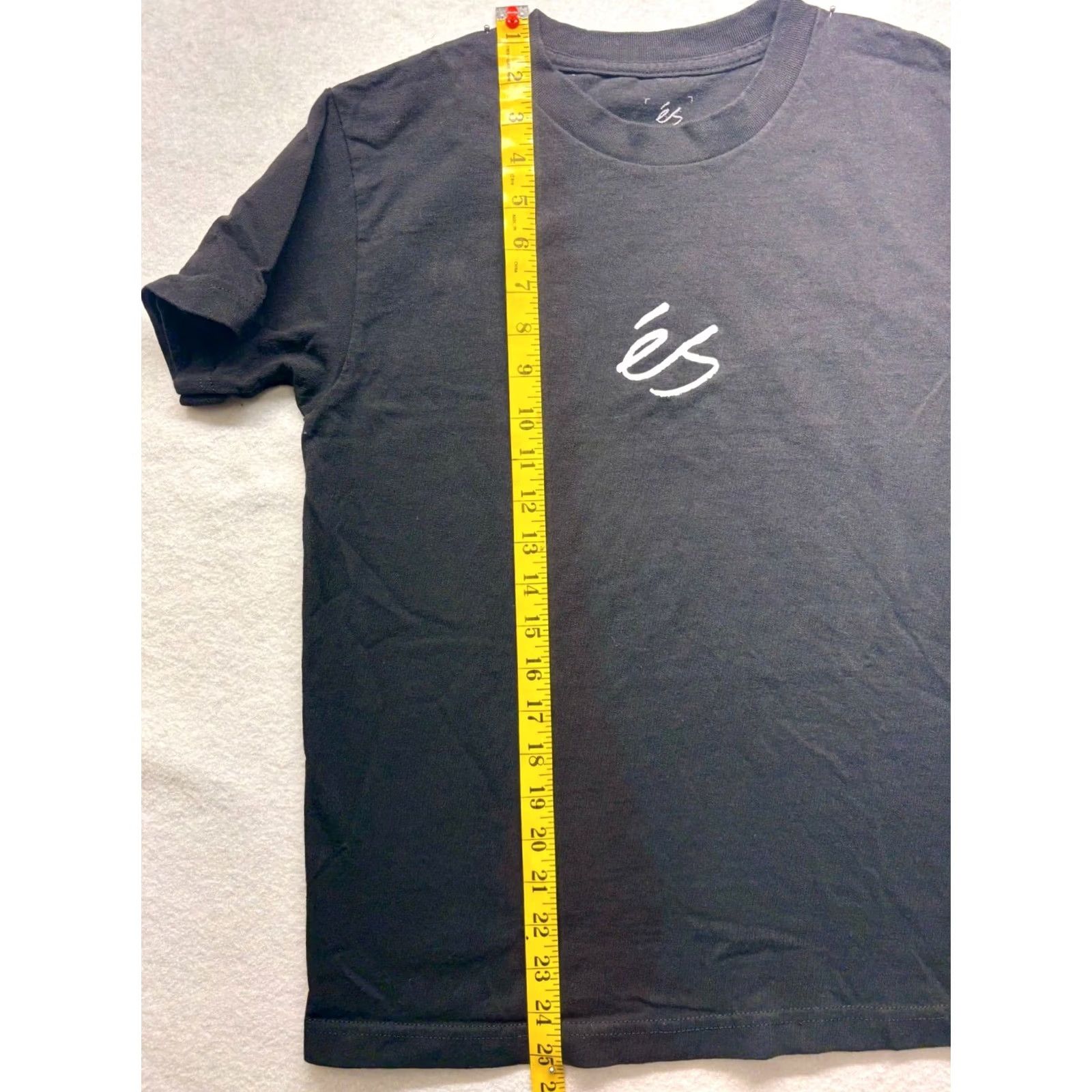 Vintage eS Scrip T-Shirt Black Small Mens Short Sleeve Regular Size Unisex Good 2804 Size US S / EU 44-46 / 1 - 3 Thumbnail