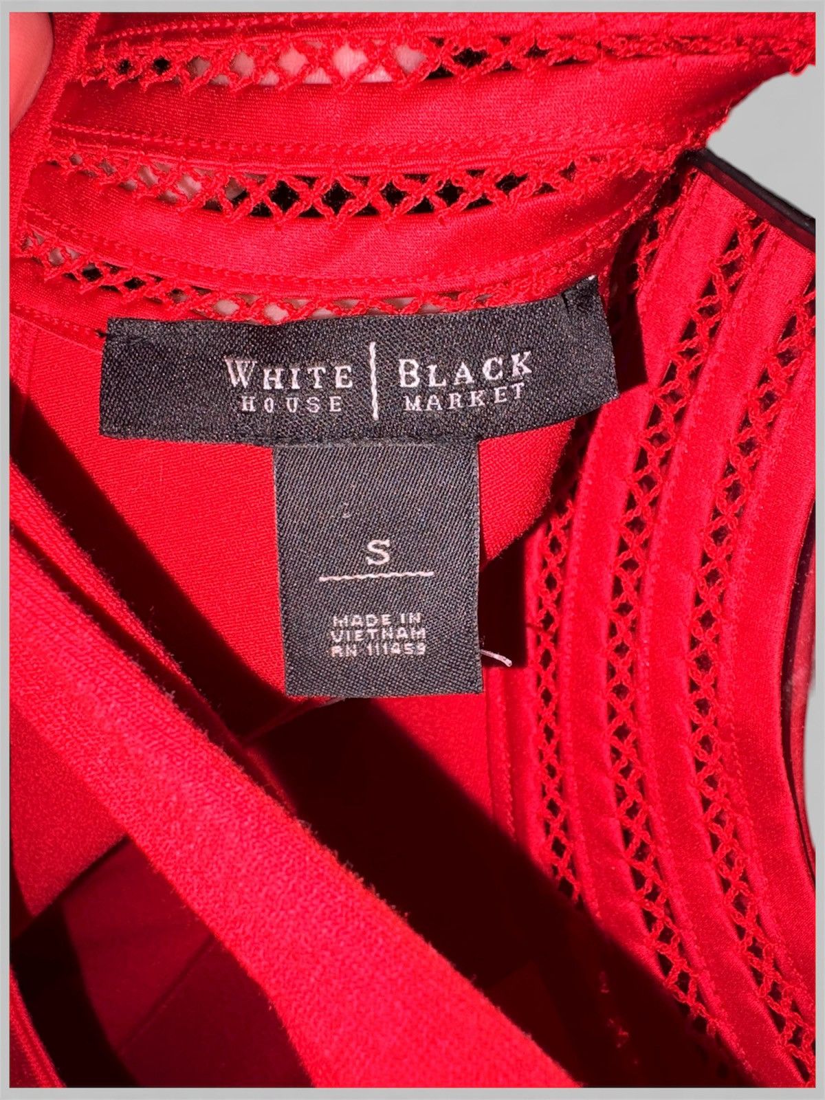 White House Black Market Cherry Red White House dress Size S / US 4 / IT 40 - 3 Thumbnail