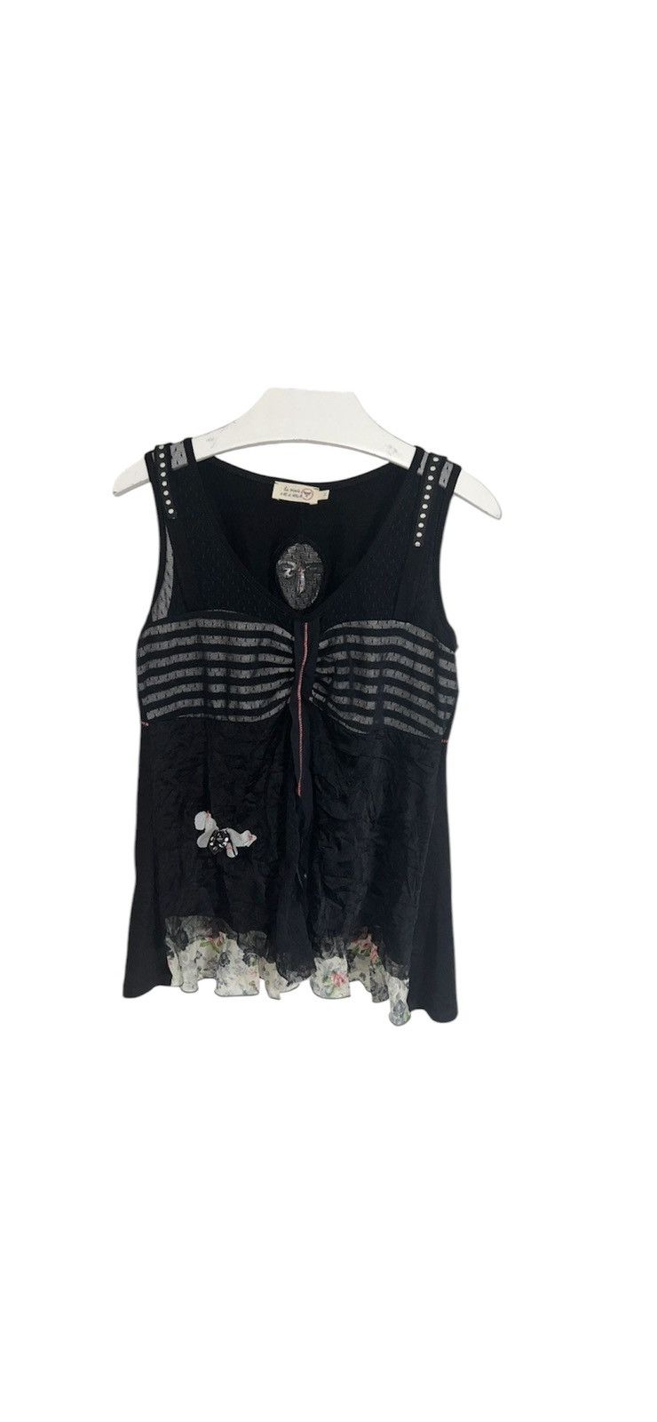 Y2K MESH DRESS TOP 2000s like jpg blouse copine cdg yohji