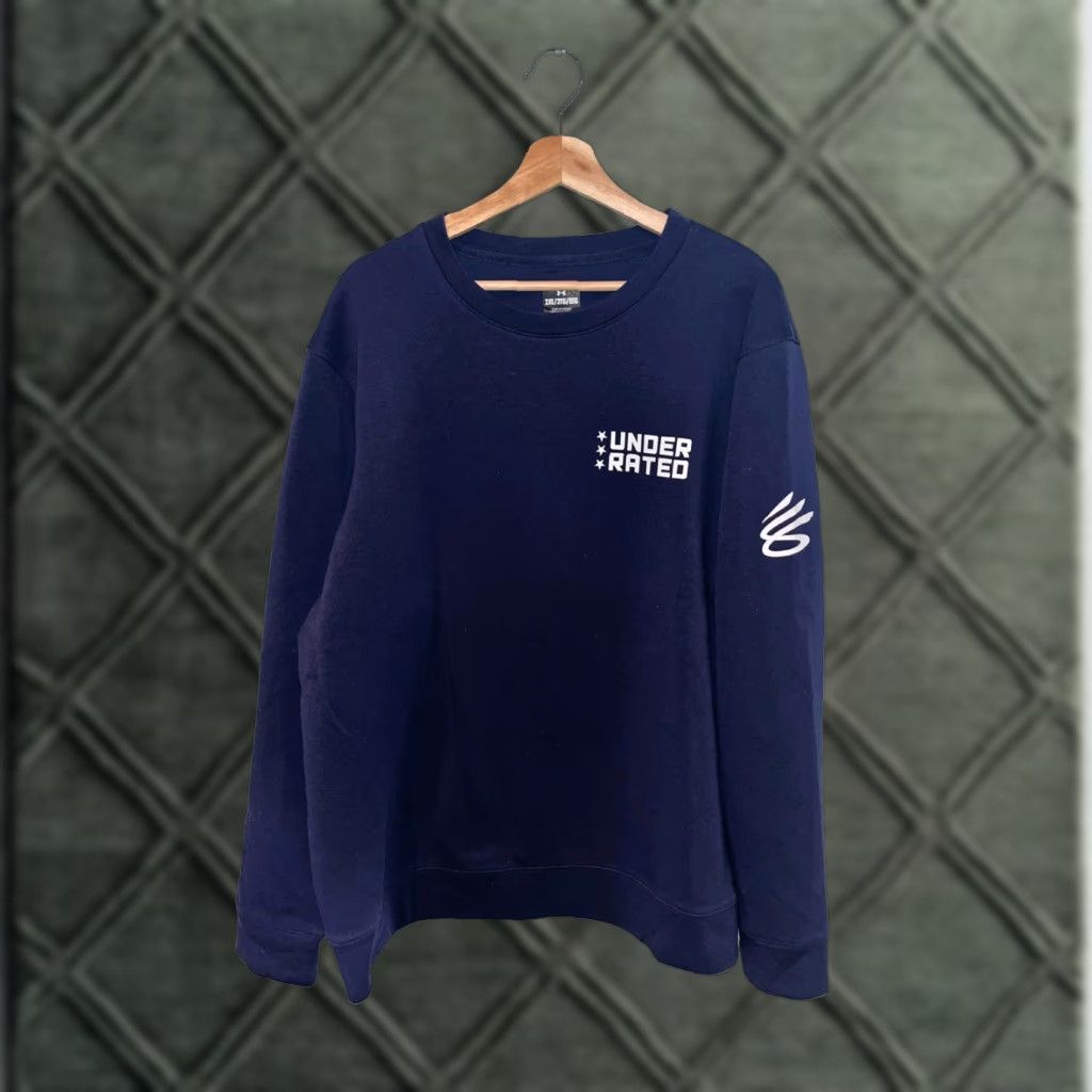 Under Armour VINTAGE Steph Curry Underrated Golf Crewneck Sweatshirt Blue 2XL NWOT Rare Player Gift Size US XXL / EU 58 / 5 - 1 Thumbnail