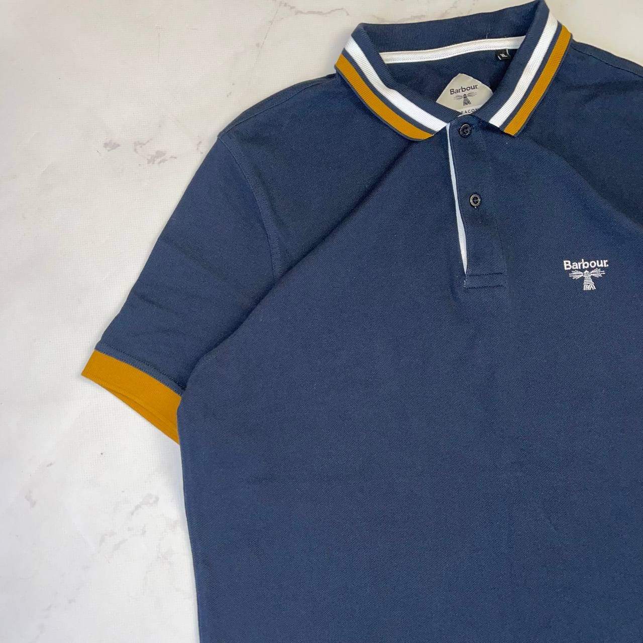 Barbour Barbour T-shirt Polo Size XL Lighthouse Logo Vintage Size US XL / EU 56 / 4 - 3 Thumbnail