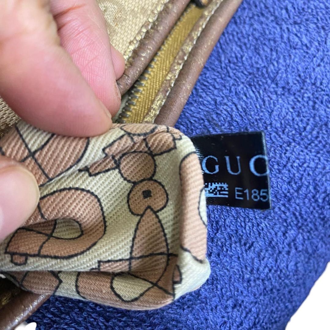 Gucci Gucci - Princesss Shoulder Bag Charm Gold Pink GG Monogram Size ONE SIZE - 9 Thumbnail