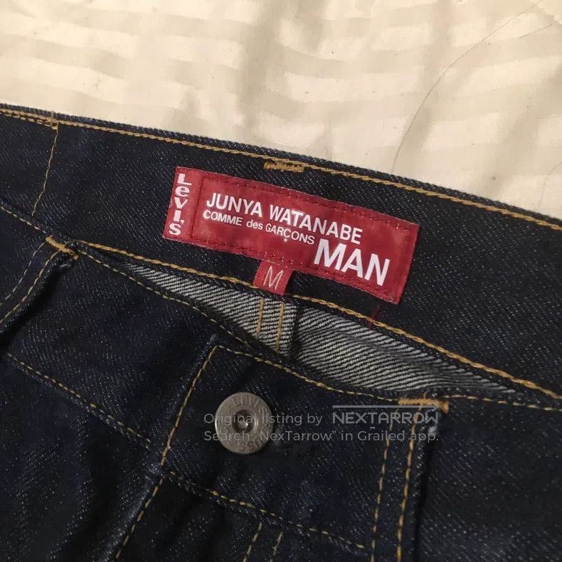 Comme des Garcons Comme Des Garcons size M Patchwork Slim Ankle Length Jeans Size 23" - 3 Thumbnail