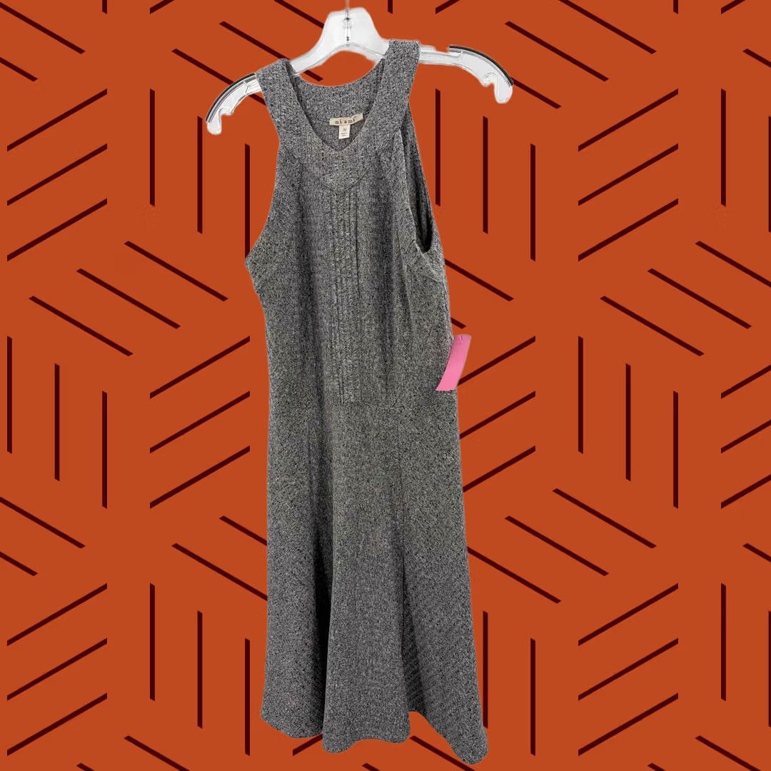 Vintage Miami Grey Sleeveless Dress Short Size Medium Size 32" / US 10 / IT 46 - 1 Thumbnail