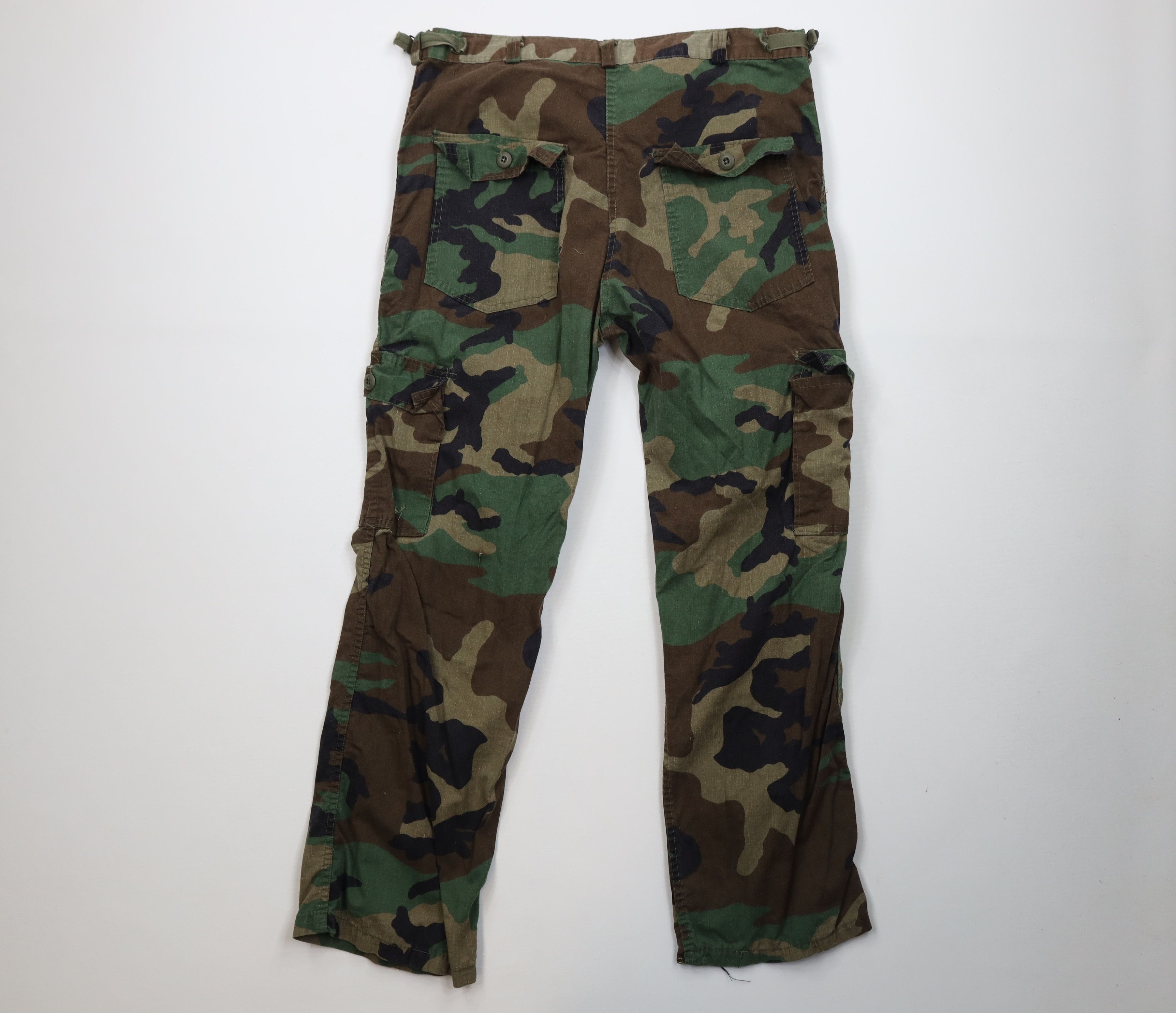 Vintage Vintage 80s 90s Streetwear Wide Leg Camouflage Cargo Pants Size US 36 / EU 52 - 10 Thumbnail