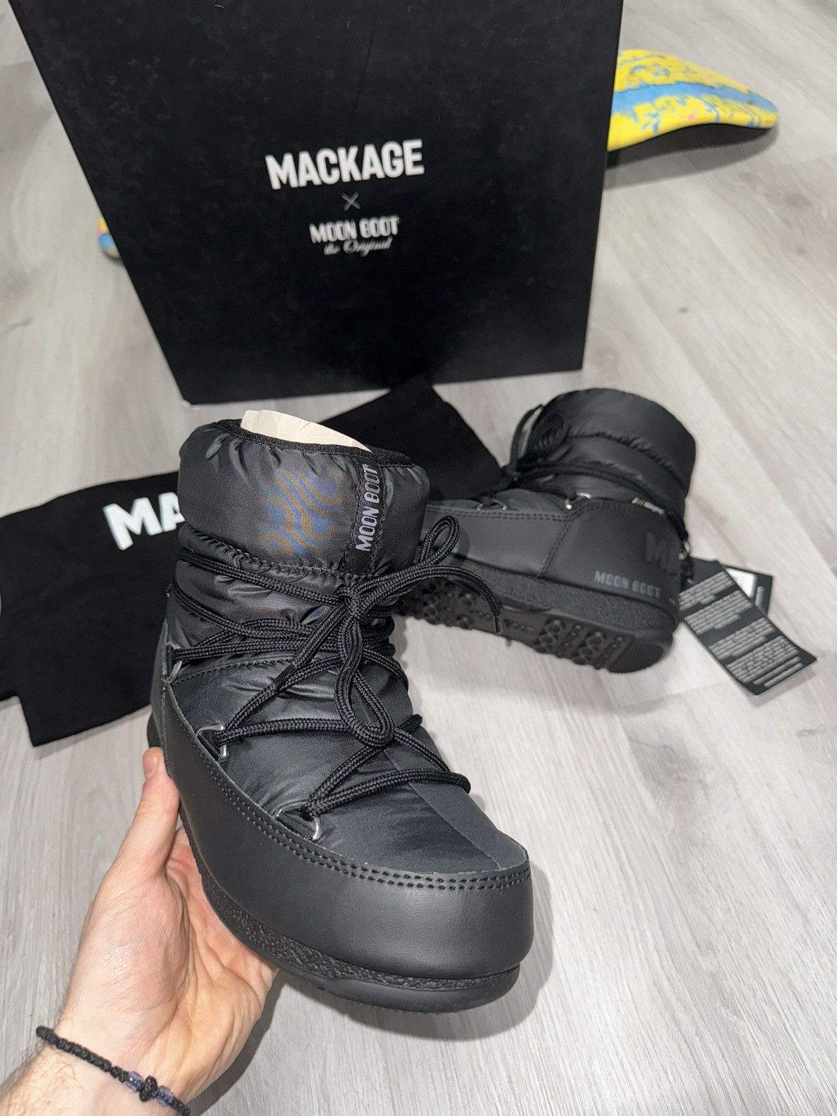 Mackage × Moon Boot Mackage Black Moon Boot 4.5 Size US 4.5 / IT 34.5 - 5 Thumbnail