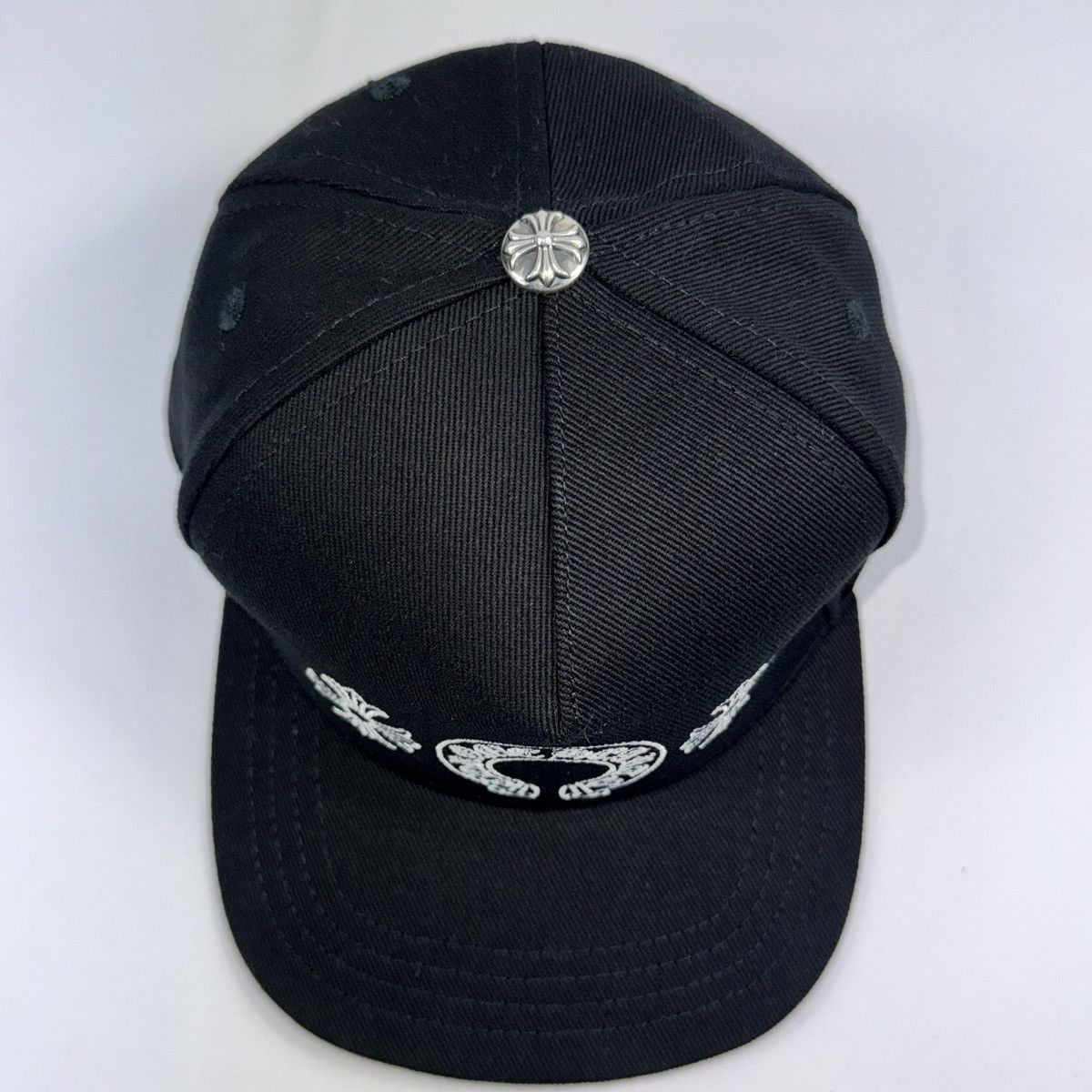 Chrome Hearts HORSESHOE CROSS LOGO EMBROIDERED BASEBALL CAP Size ONE SIZE - 3 Thumbnail