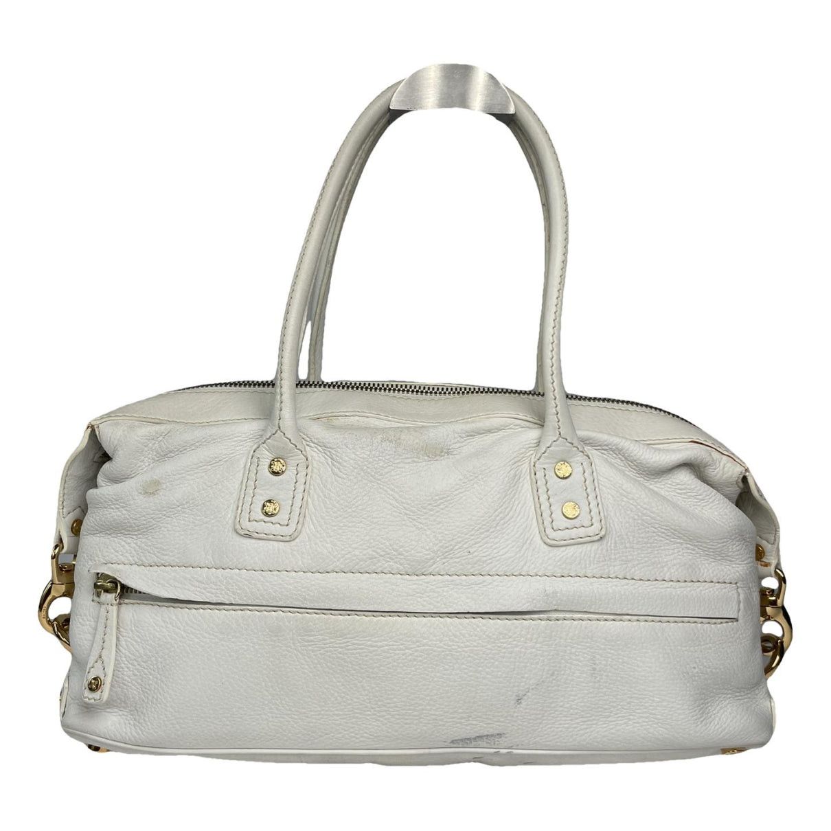 Celine White Leather Handbag Size ONE SIZE - 1 Thumbnail